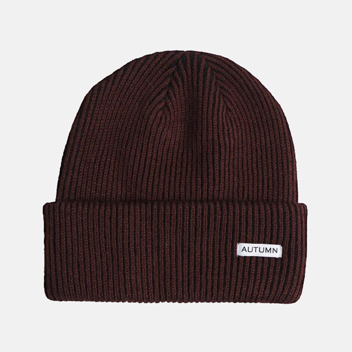 Autumn Cord Beanie - Oxblood