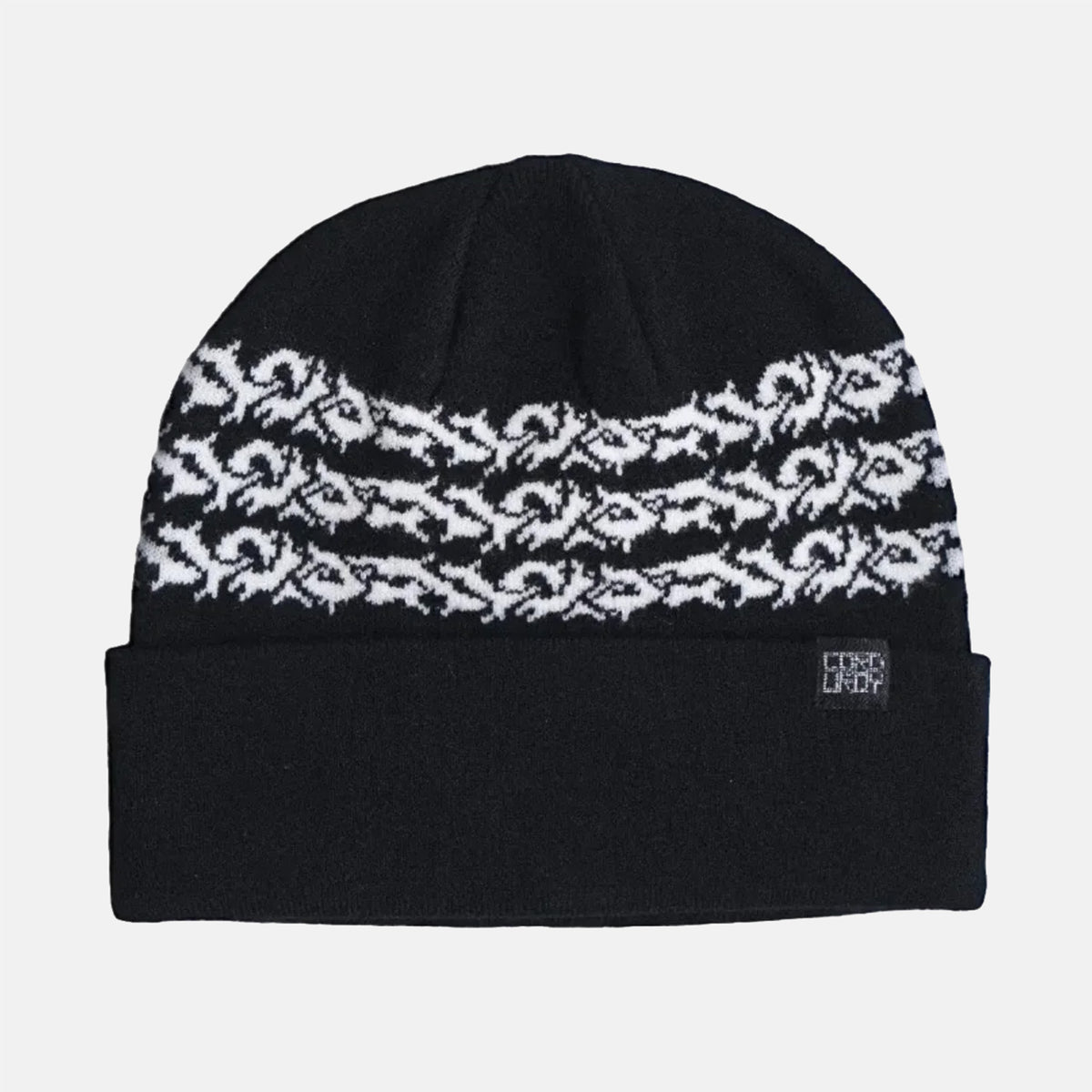 Corduroy Prickly Beanie - Black