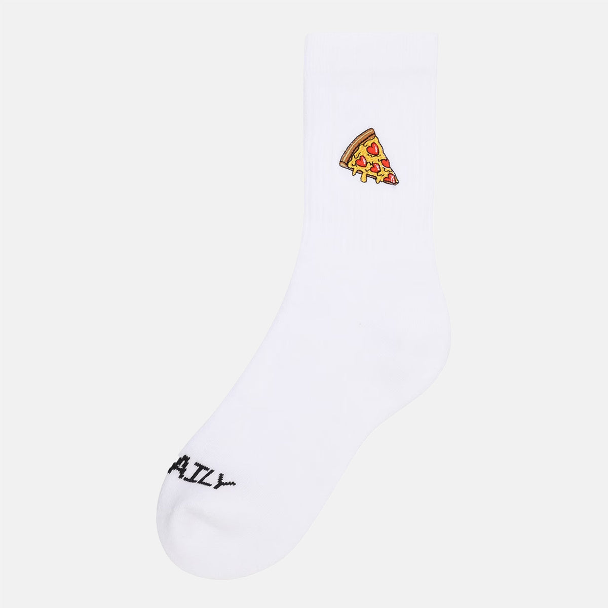 Iriedaily Pizza Love Socks - White