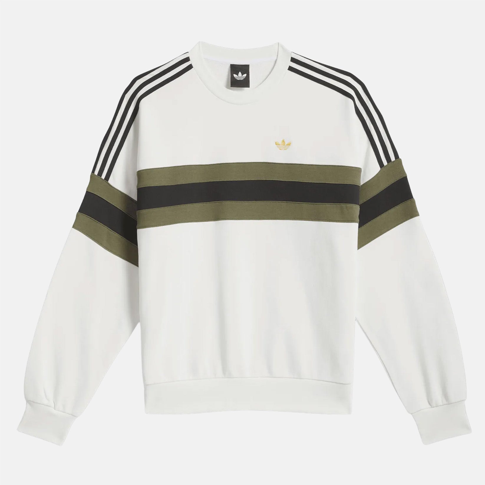 Adidas SK OG Crew - White / Olive / Black Weiß Bild 1