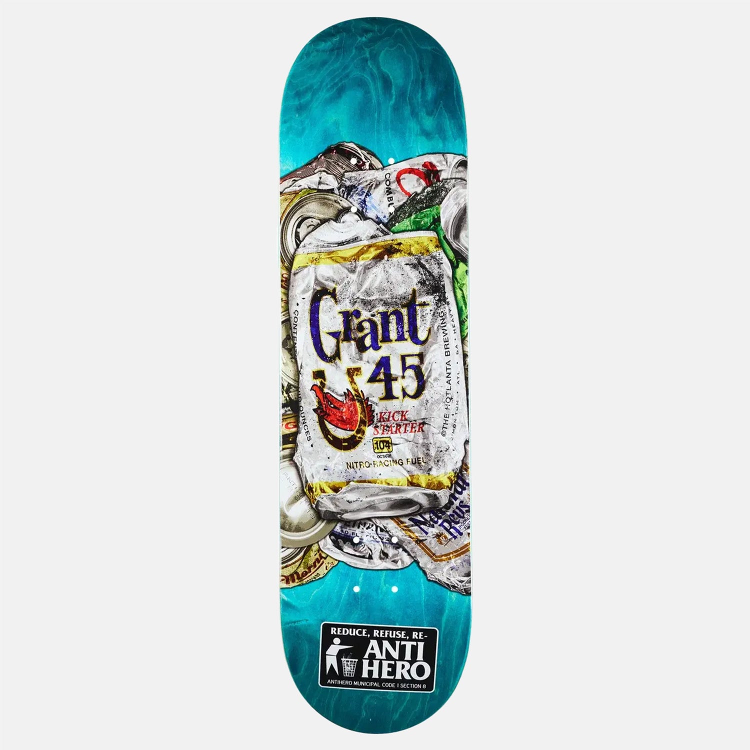 Anti Hero Grant Refuse 8.4" Deck Mehrfarbig Bild 1