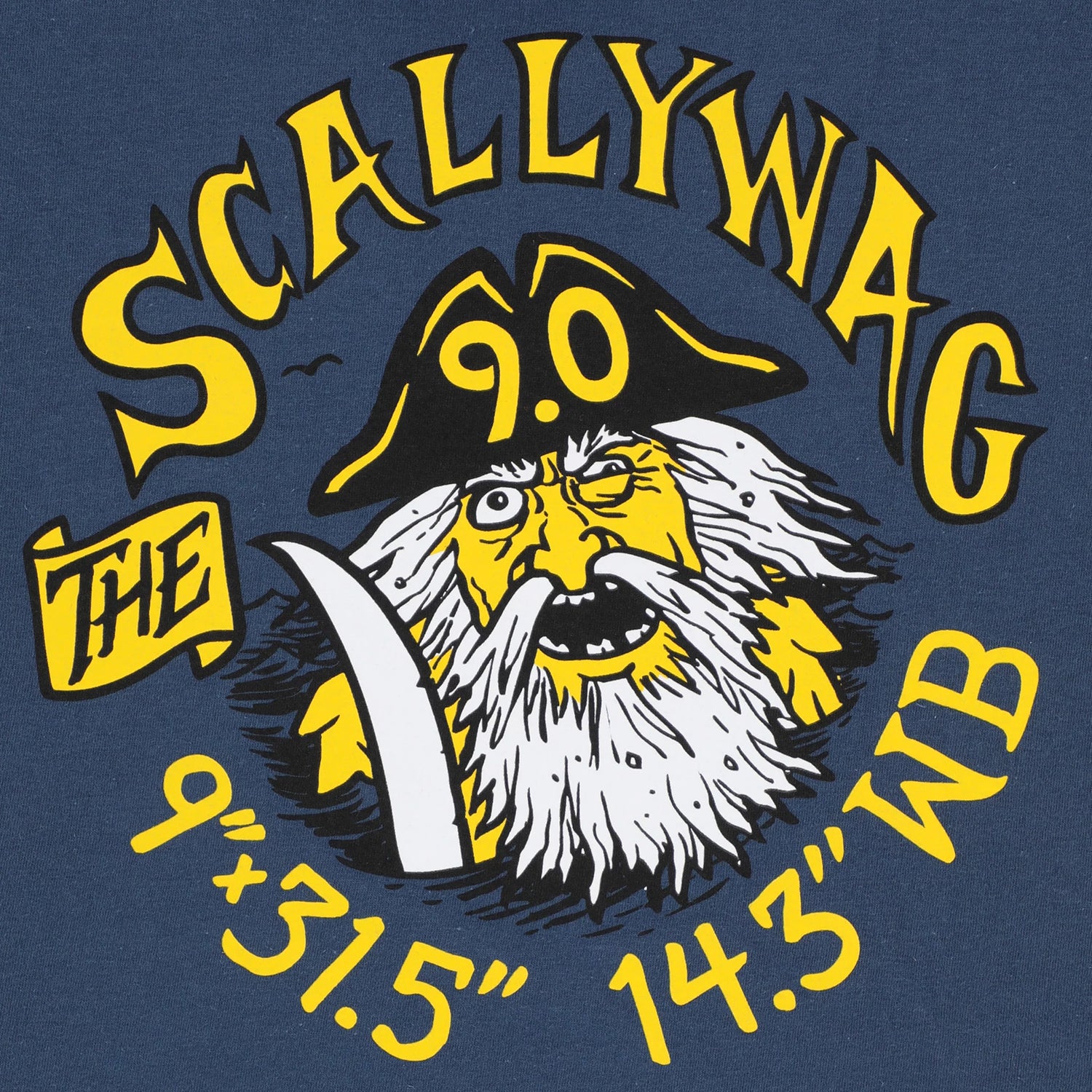 Anti Hero Scallywag T-Shirt - Blue Blau Bild 3