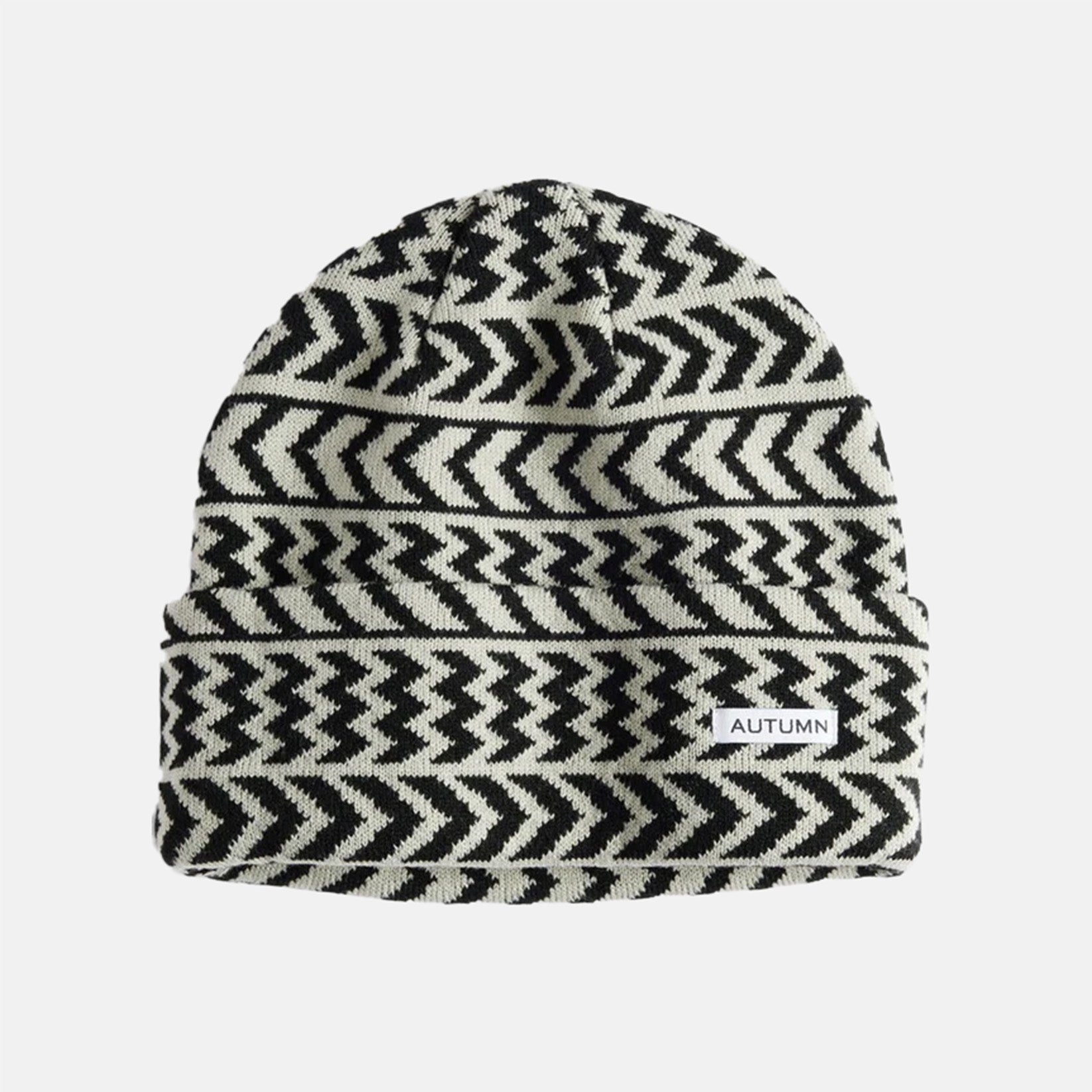 Autumn Chevron Beanie - Iceburg Grau Bild 1