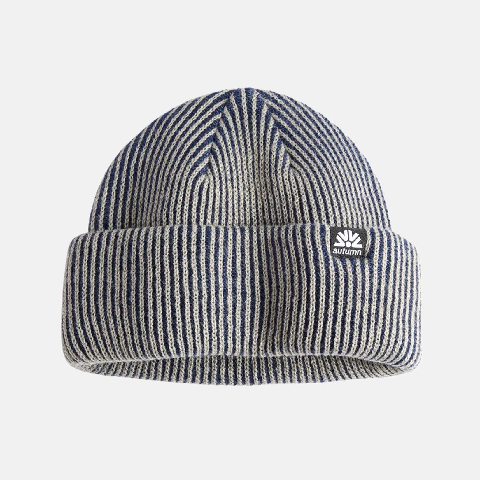 Autumn Double Roll Beanie - Navy Schwarz Bild 1