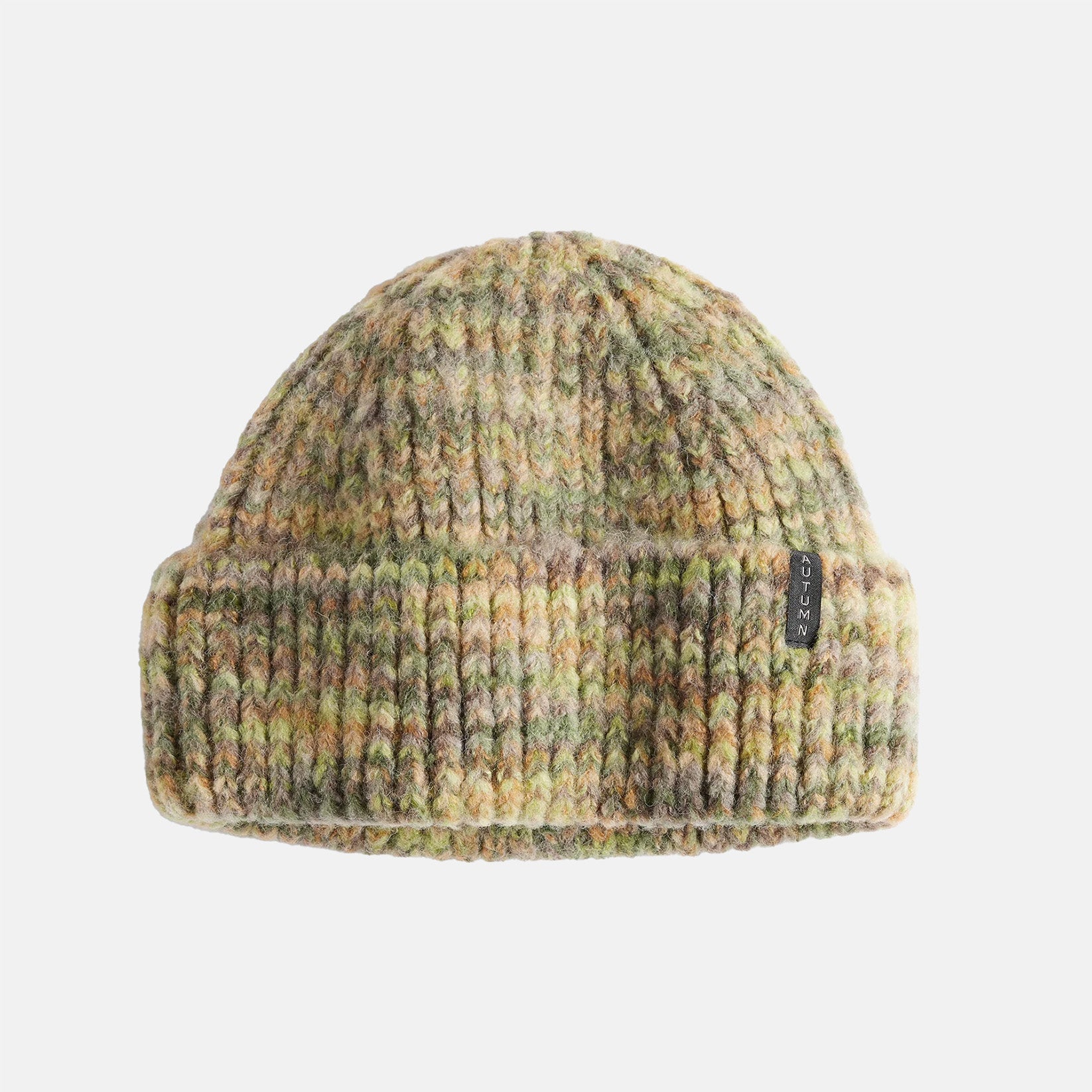 Autumn Marble Knit Beanie - Green Grün Bild 1
