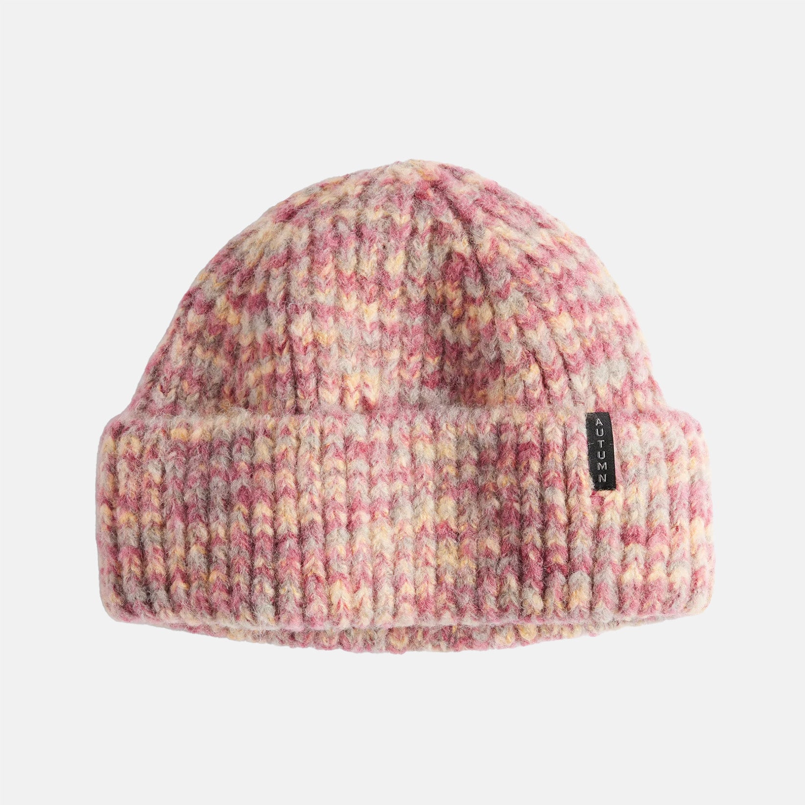 Autumn Marble Knit Beanie - Red Mehrfarbig Bild 1