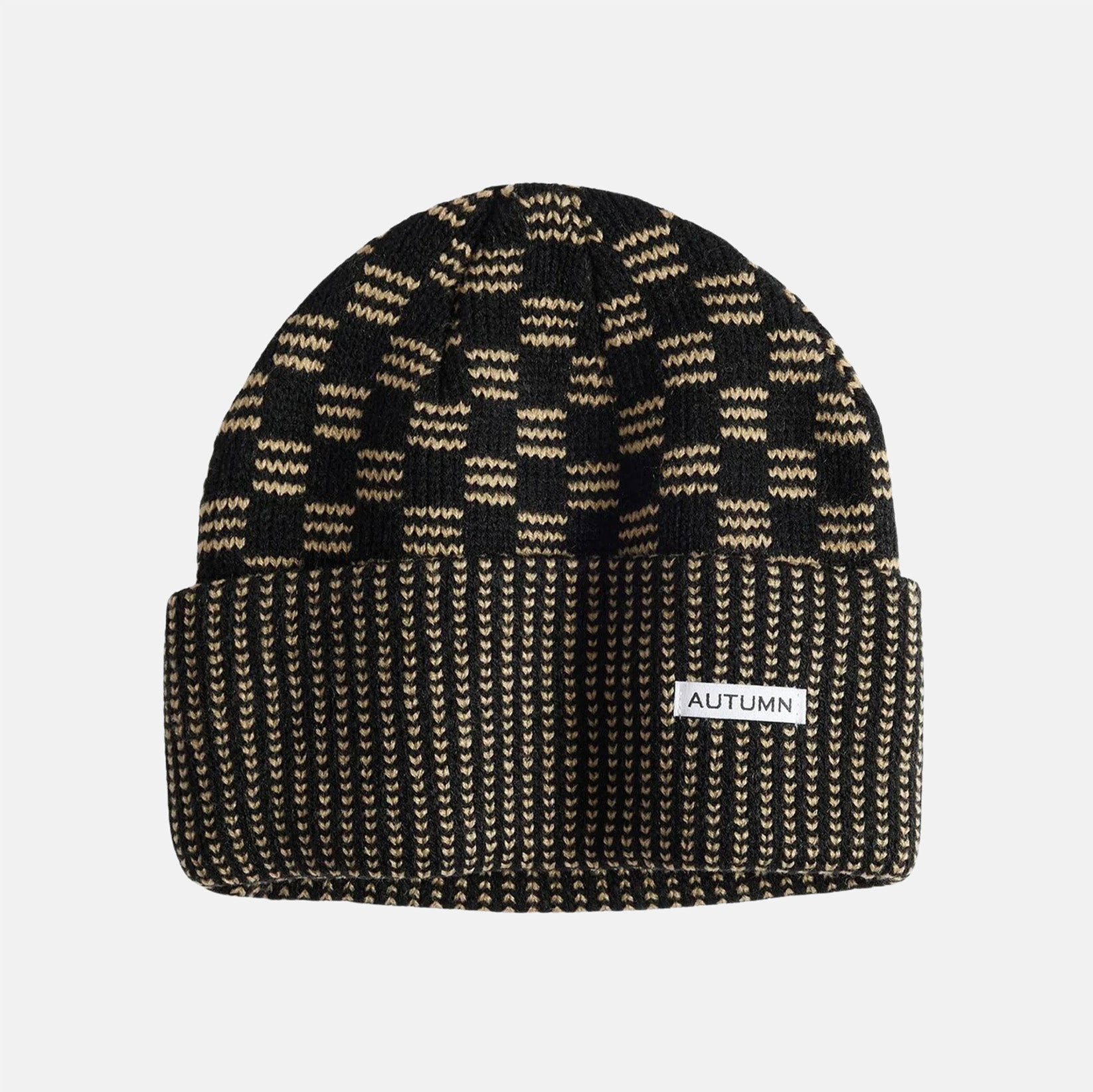 Autumn Squared Beanie - Black Schwarz Bild 1