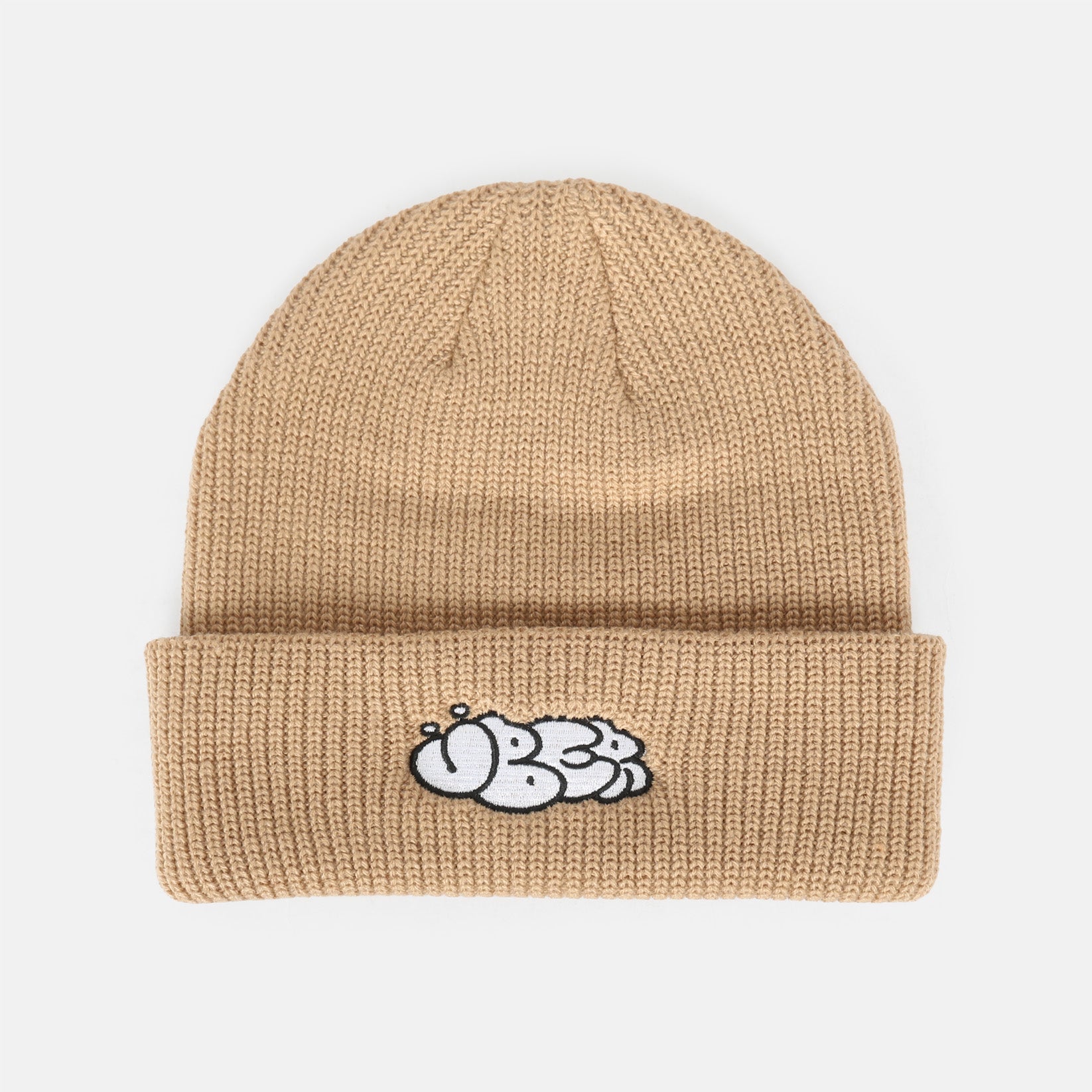 Über Throw Up Beanie - Caramel Brown Braun Bild 1