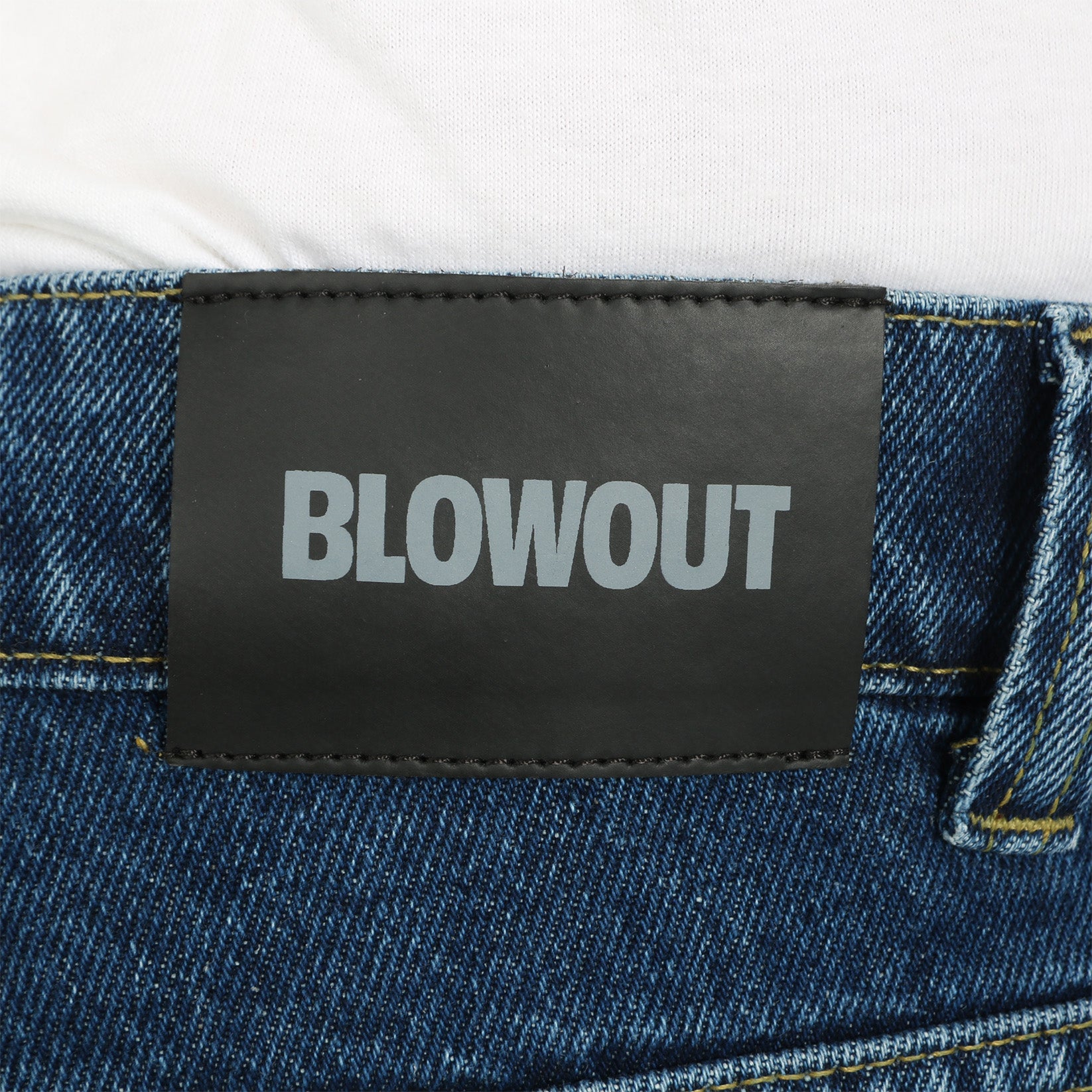 Blowout Baggy Jeans - Stone Blue Blau Bild 5