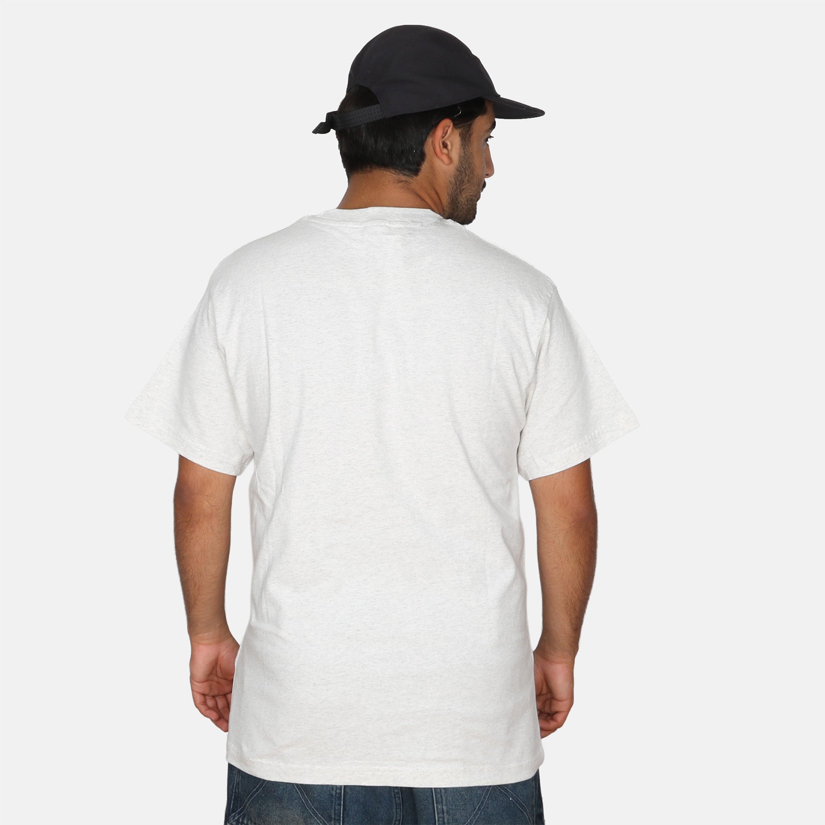 Blowout Basic Relaxed Fit T-Shirt - Ash Grau Bild 2