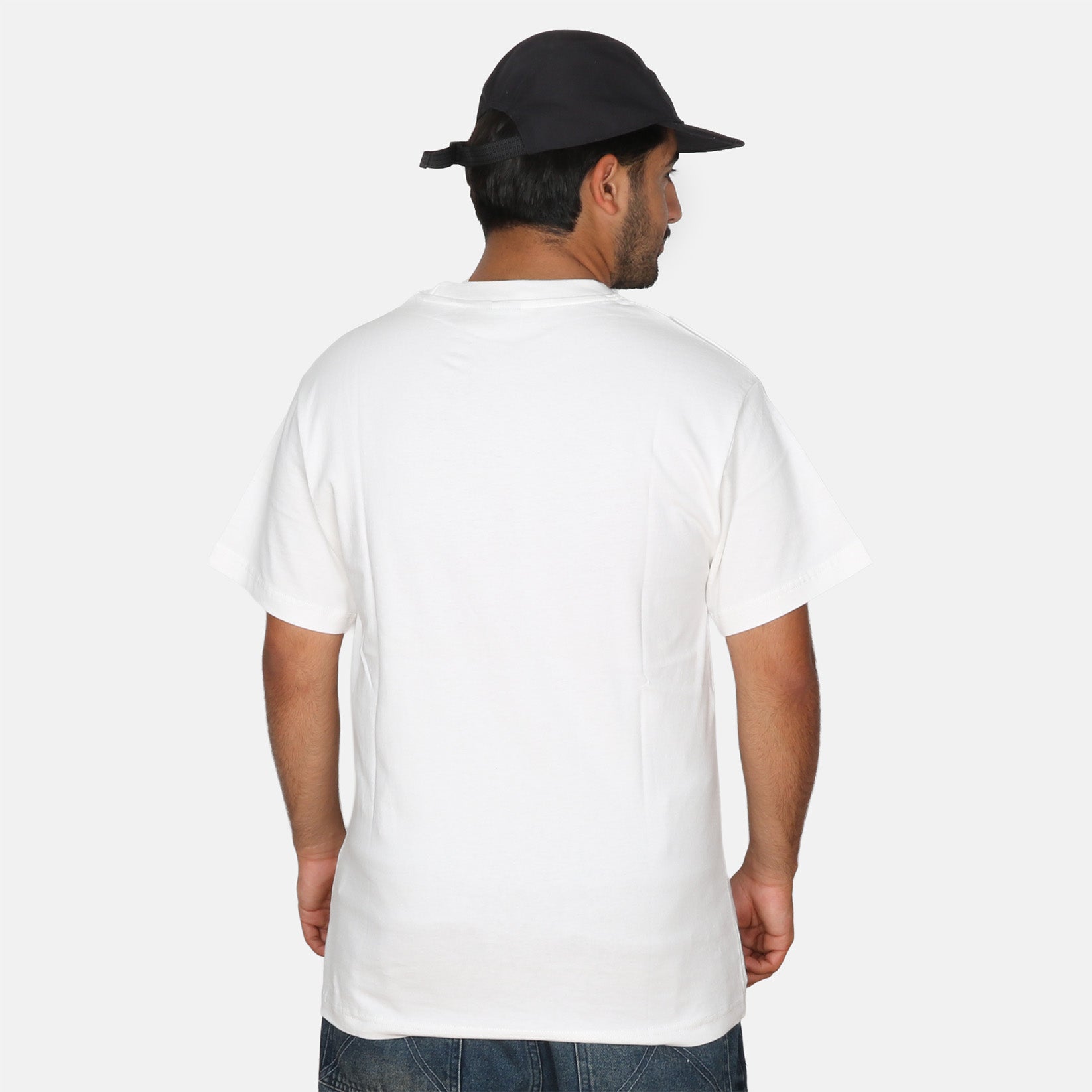 Blowout Basic Relaxed Fit T-Shirt - White Weiß Bild 2