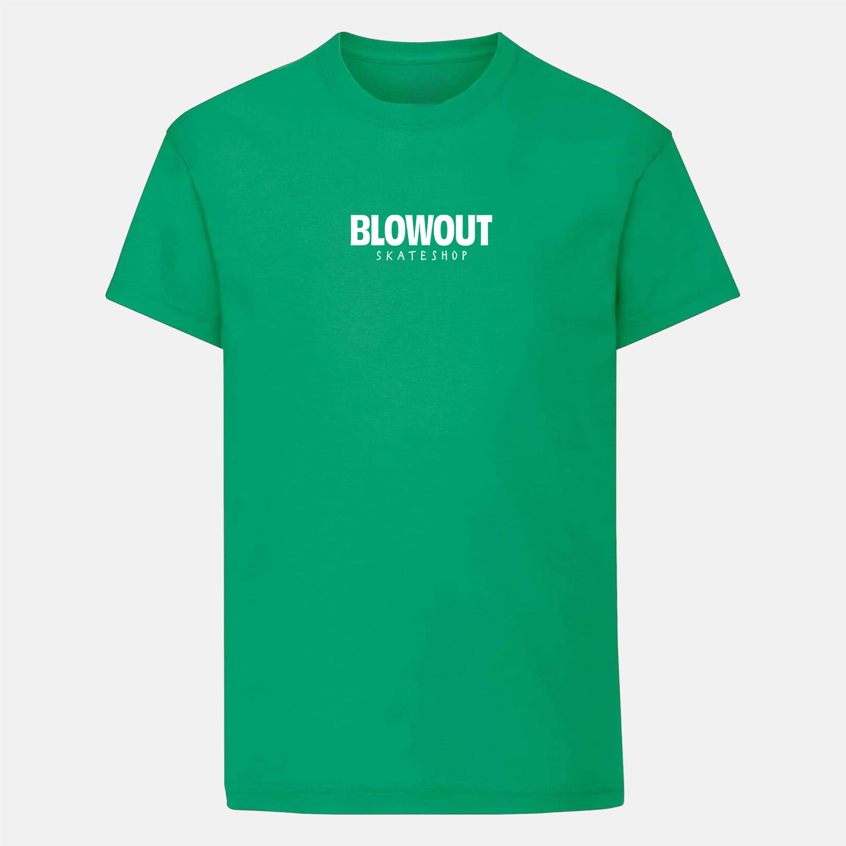 Blowout Kids Skateshop Logo T-Shirt - Kelly Gree Grün Bild 1