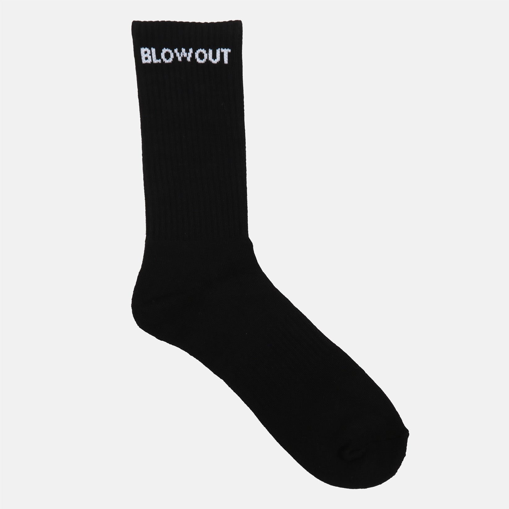 Blowout Logo Socke - Black Schwarz Bild 1