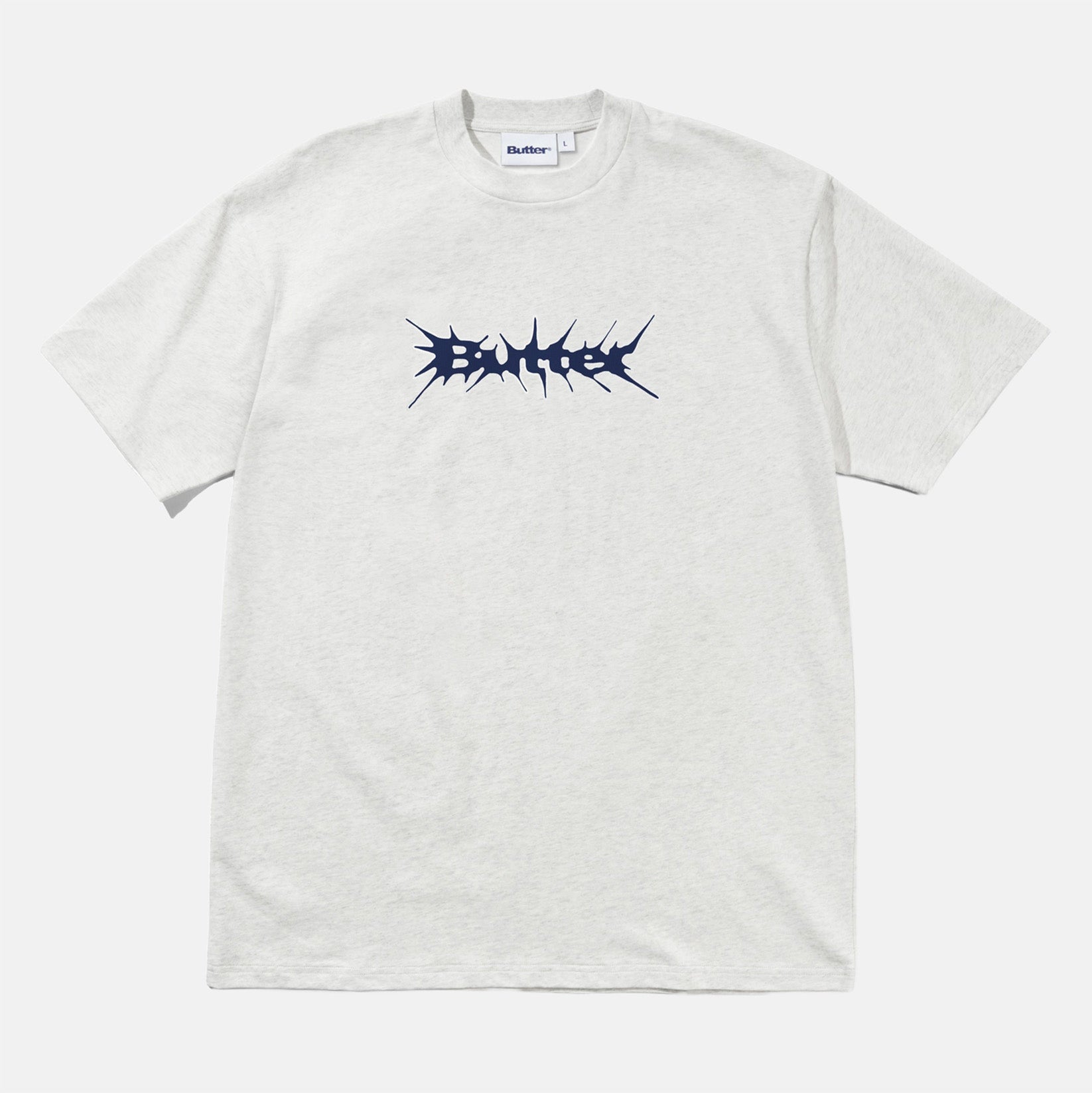 Butter Goods Nail Logo T-Shirt - Ash Grau Bild 1