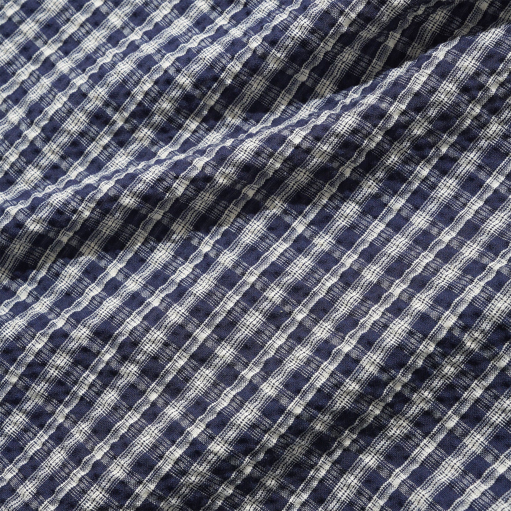 Butter Goods Pleated Short - Navy Plaid Blau Bild 3