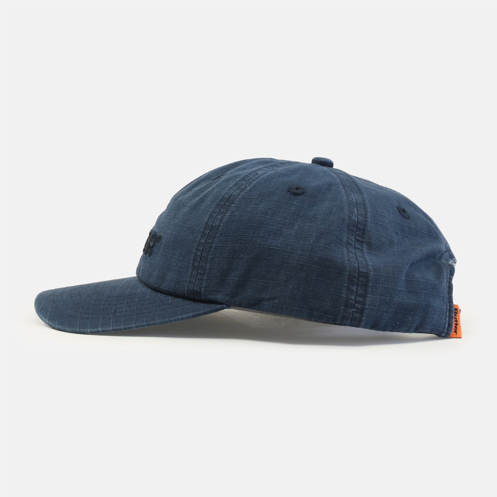 Butter Goods Ripstop Rounded Logo 6 Panel Cap - Washed Navy Blau Bild 2