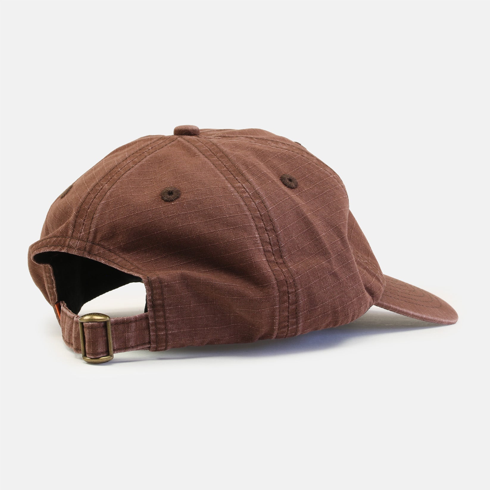 Butter Goods Ripstop Rounded Logo Cap - Washed Brown Braun Bild 3
