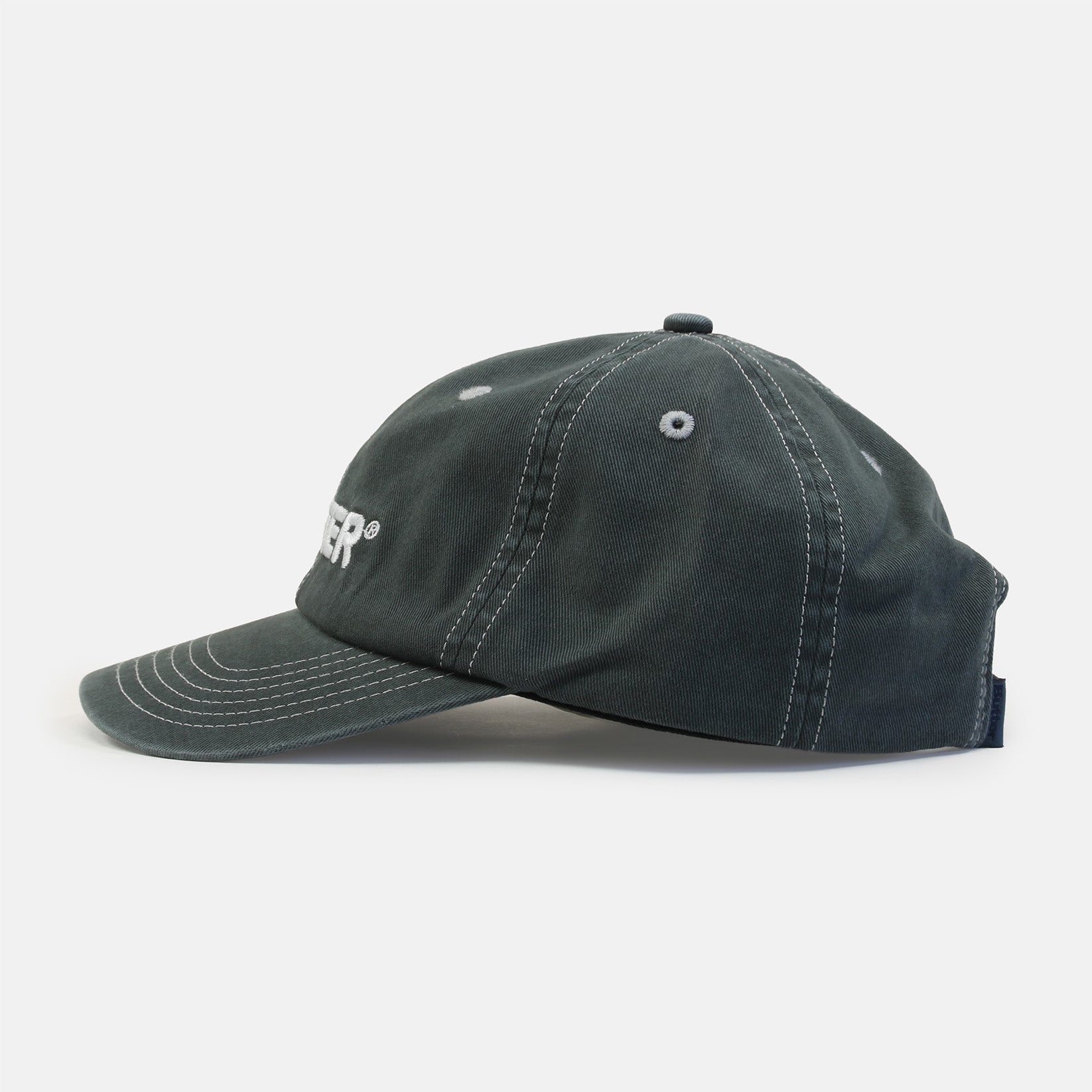 Butter Goods Rounded Logo 6 Panel Cap - Washed Black Schwarz Bild 2