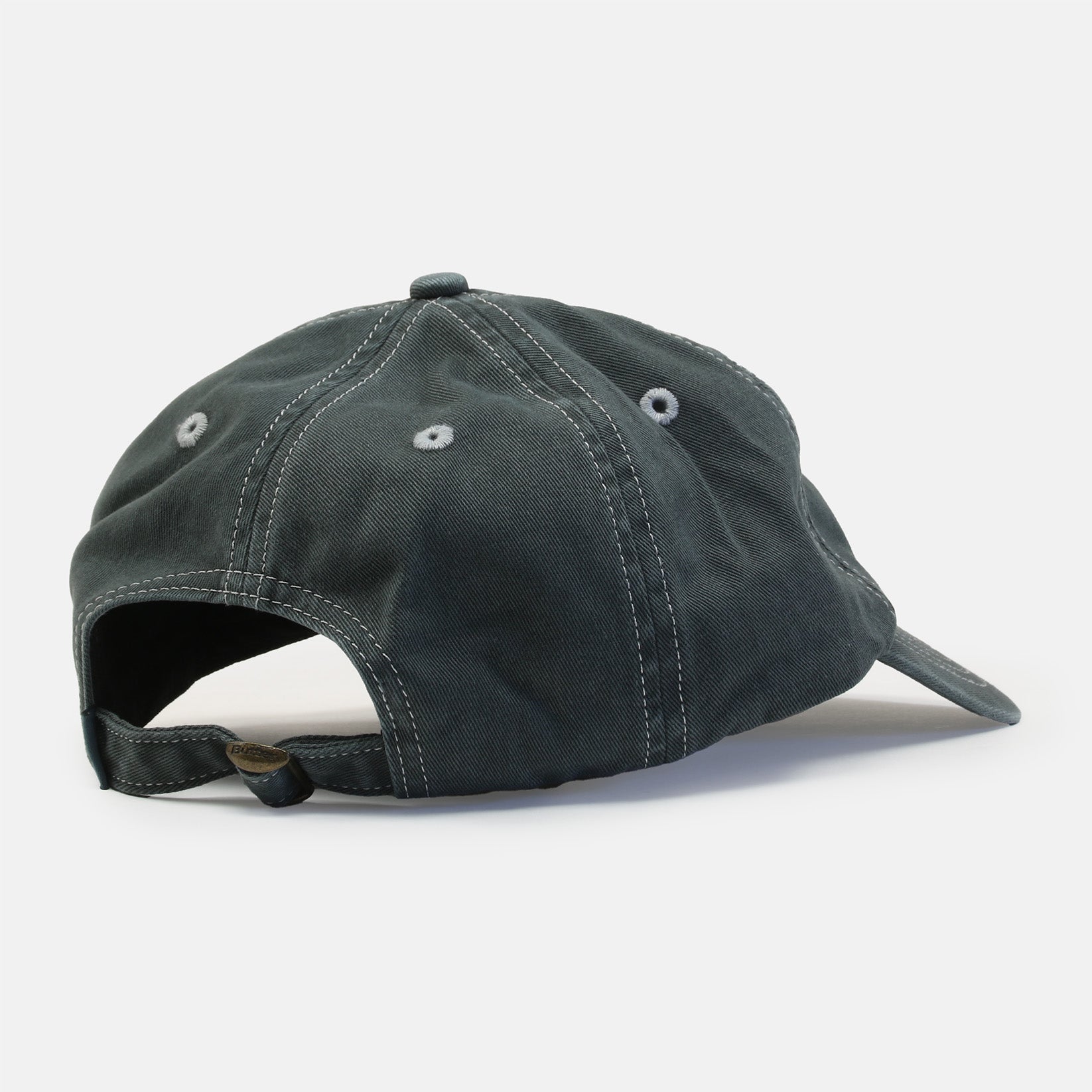 Butter Goods Rounded Logo 6 Panel Cap - Washed Black Schwarz Bild 3