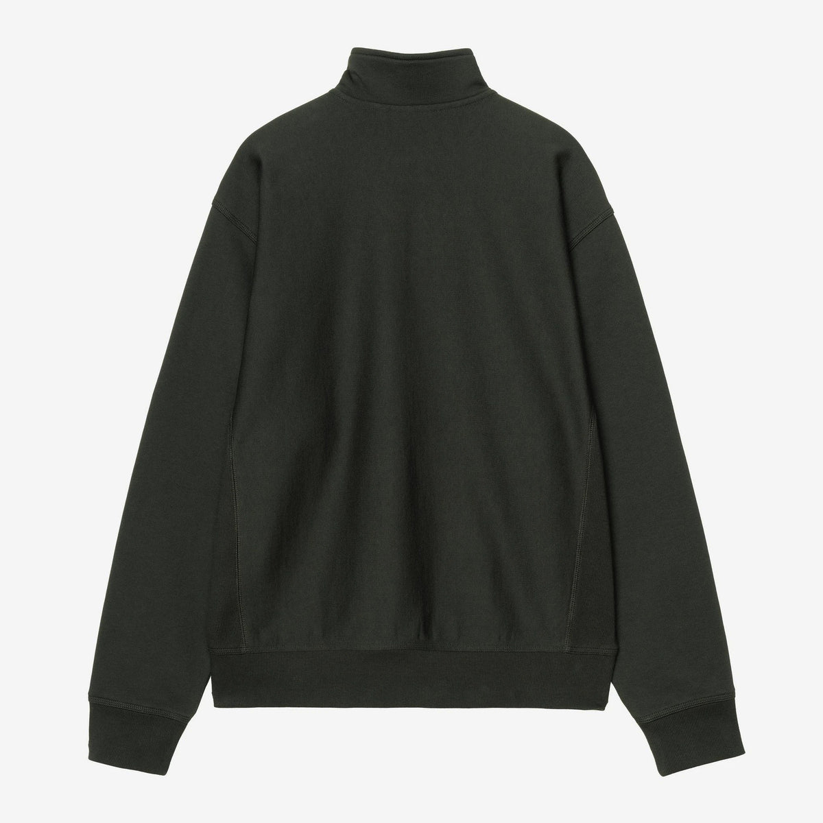 Carhartt WIP Half Zip American Script Sweat in Raven, Rückansicht