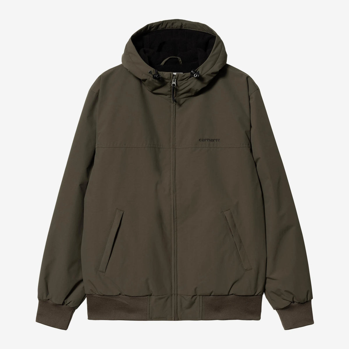 Carhartt WIP Hooded Sail Jacket in Cypress / Black, Vorderansicht