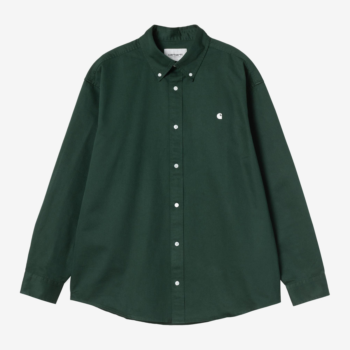 Carhartt WIP L/S OG Madison Shirt - Dark Scarab, Vorderansicht