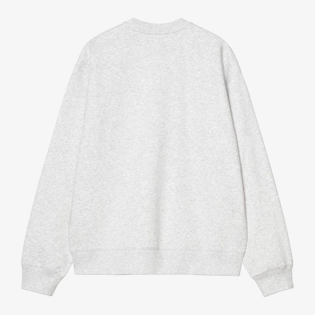 Carhartt WIP Mack Sweat - Ash Heather / Black, Rückansicht