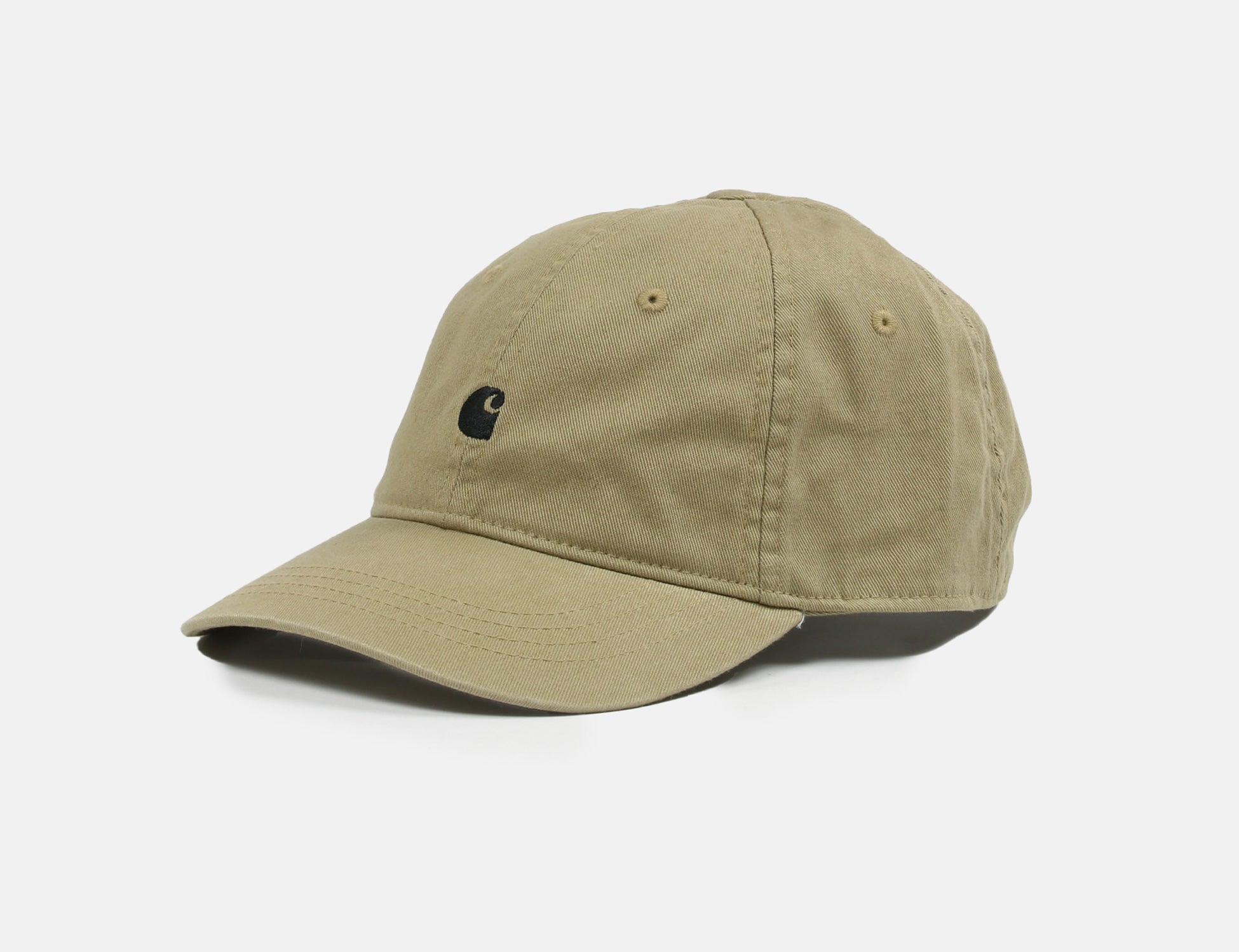 Carhartt WIP Madison Logo Cap - Leather/Black Beige Bild 1