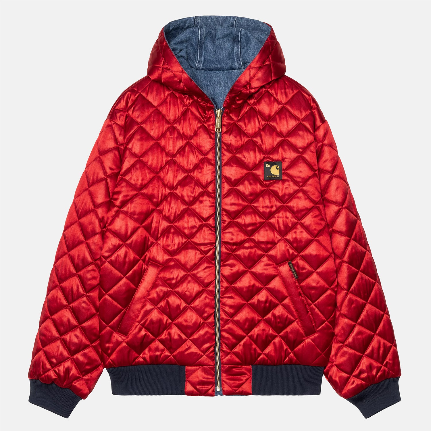 Carhartt WIP 50 Years Anniversary OG Activ Jacke - Blue / USA Red Blau Bild 3