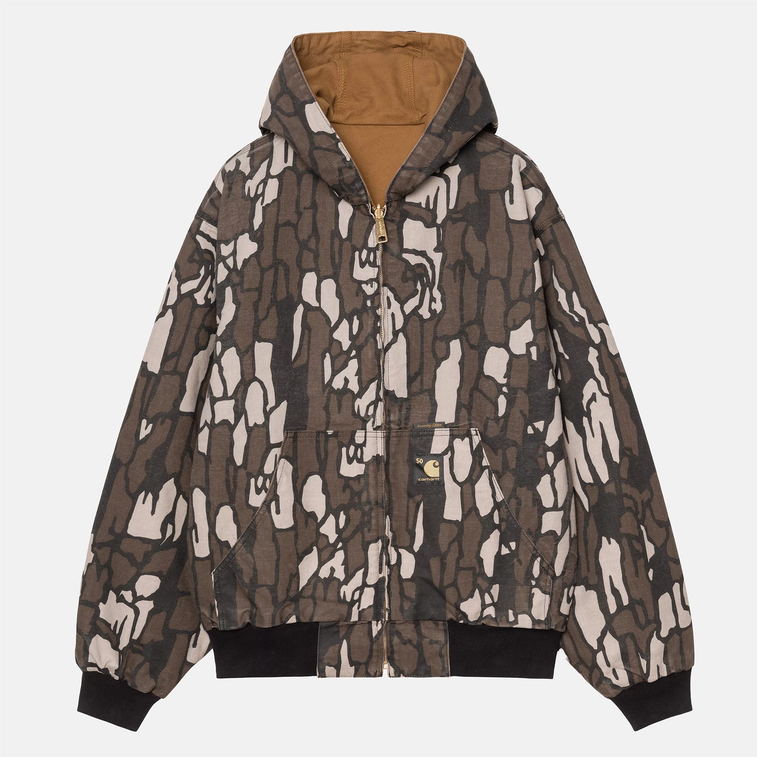 Carhartt WIP 50 Years Anniversary OG Activ Canvas Jacke - Hamilton Brown / Camo Trebark Braun Bild 3