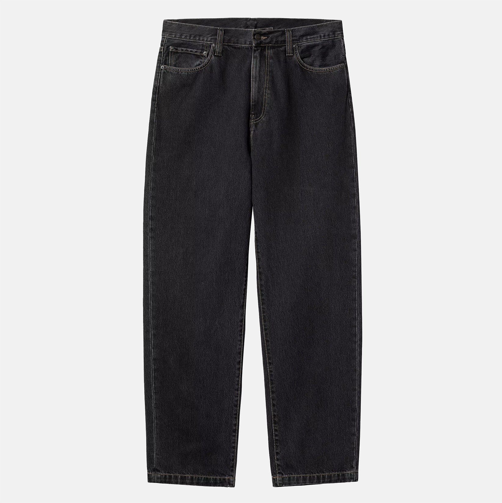 Carhartt WIP Aaron Denim Pant - Black Stone Washed Black Stone Washed Bild 1