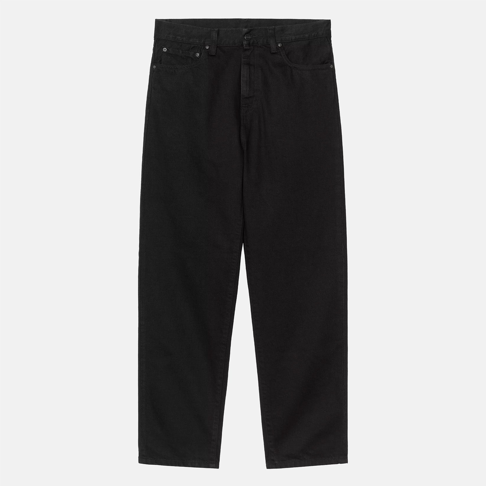 Carhartt WIP Aaron Pant - Black Rinsed Schwarz Bild 2