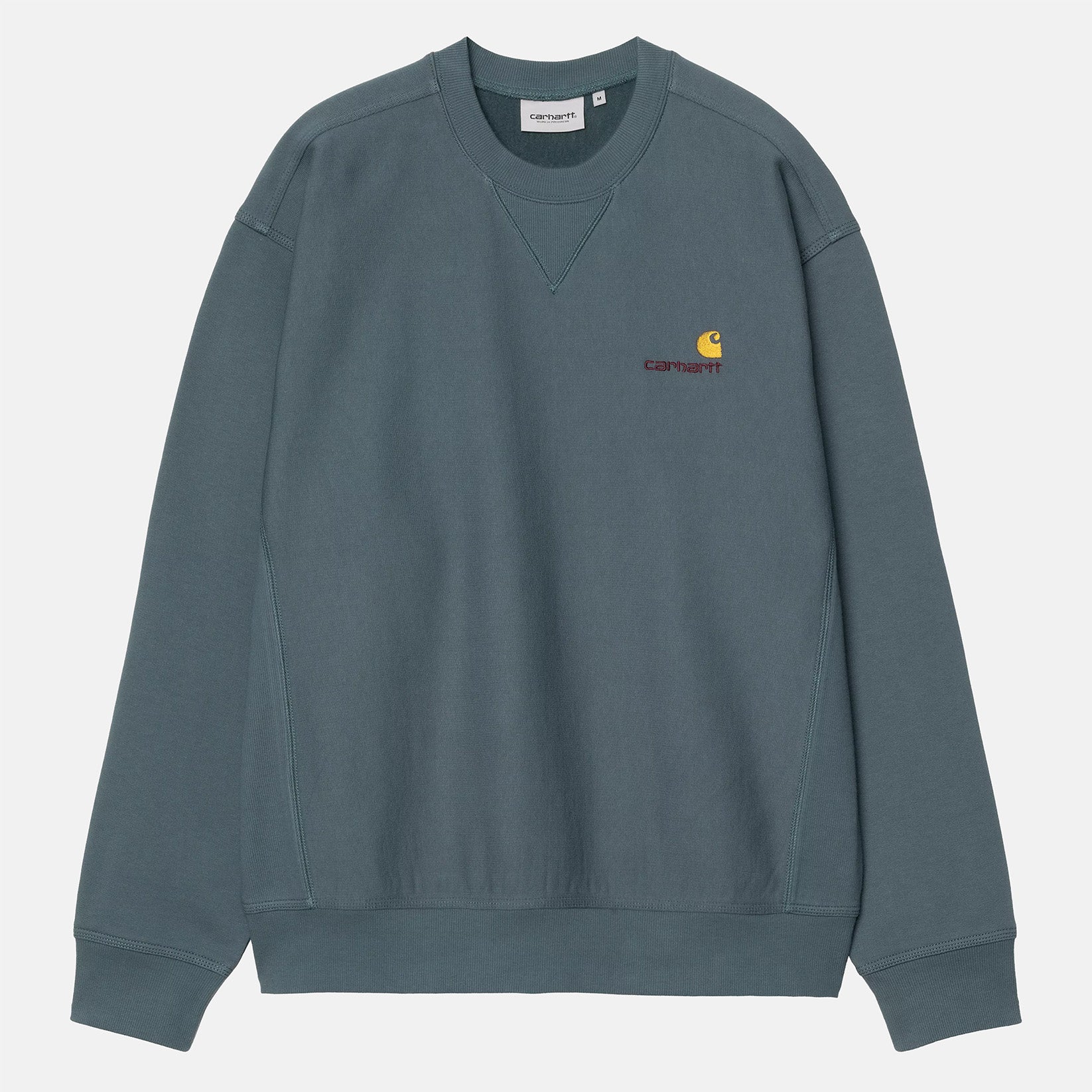 Carhartt WIP American Script Crewneck - Office Blue Blau Bild 1