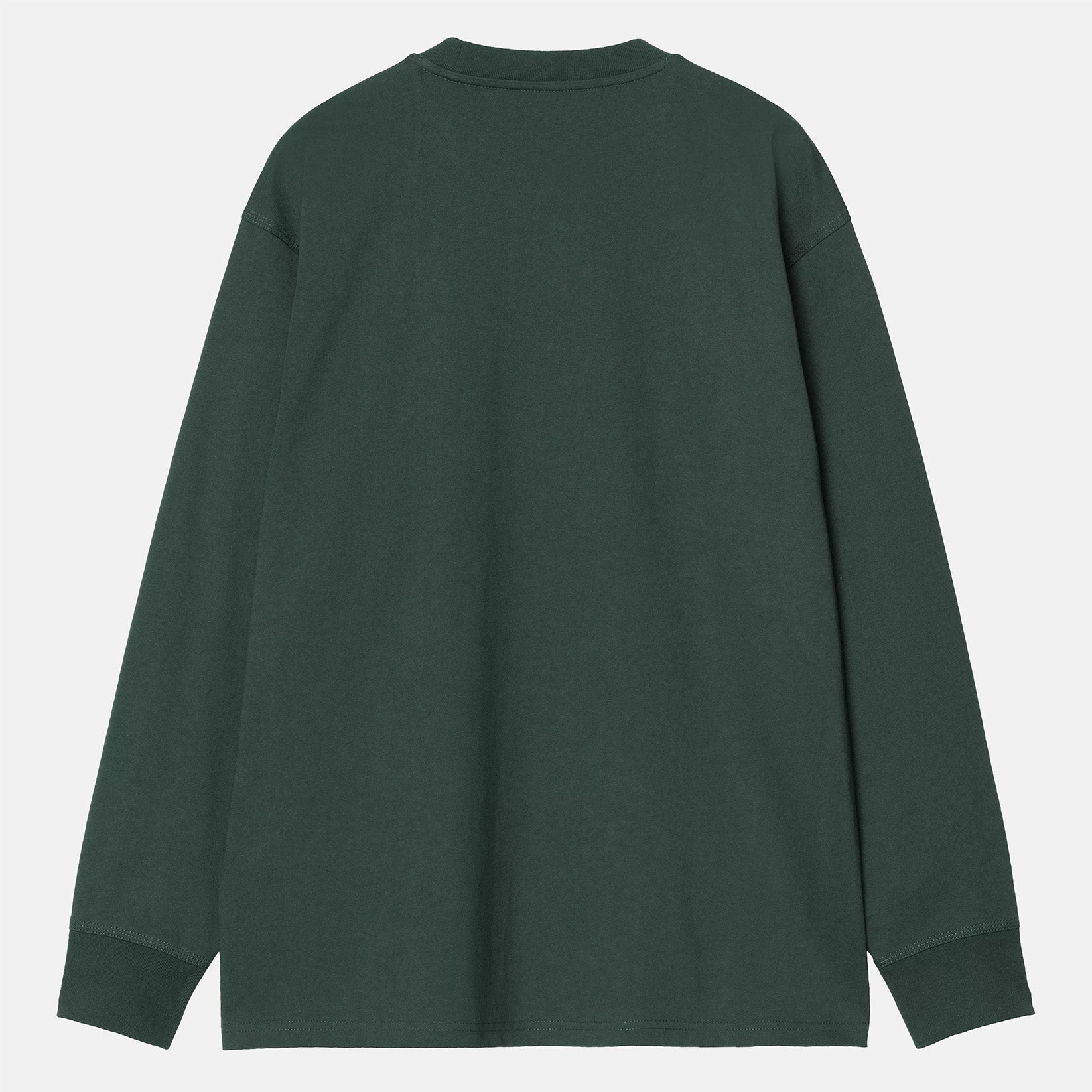Carhartt WIP American Script Longsleeve - Kale Green Grün Bild 2