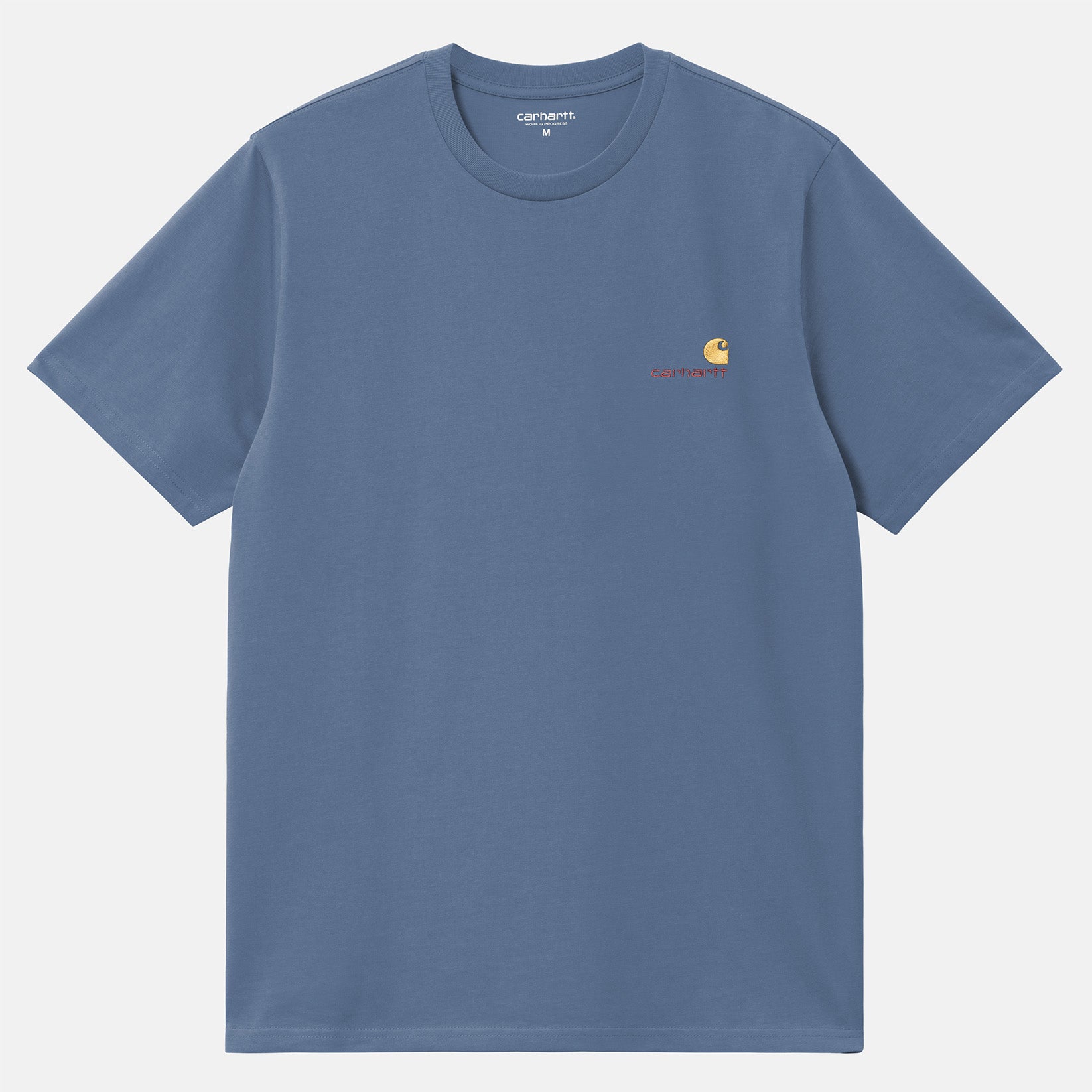 Carhartt WIP American Script T-Shirt - Sorrent Blau Bild 1