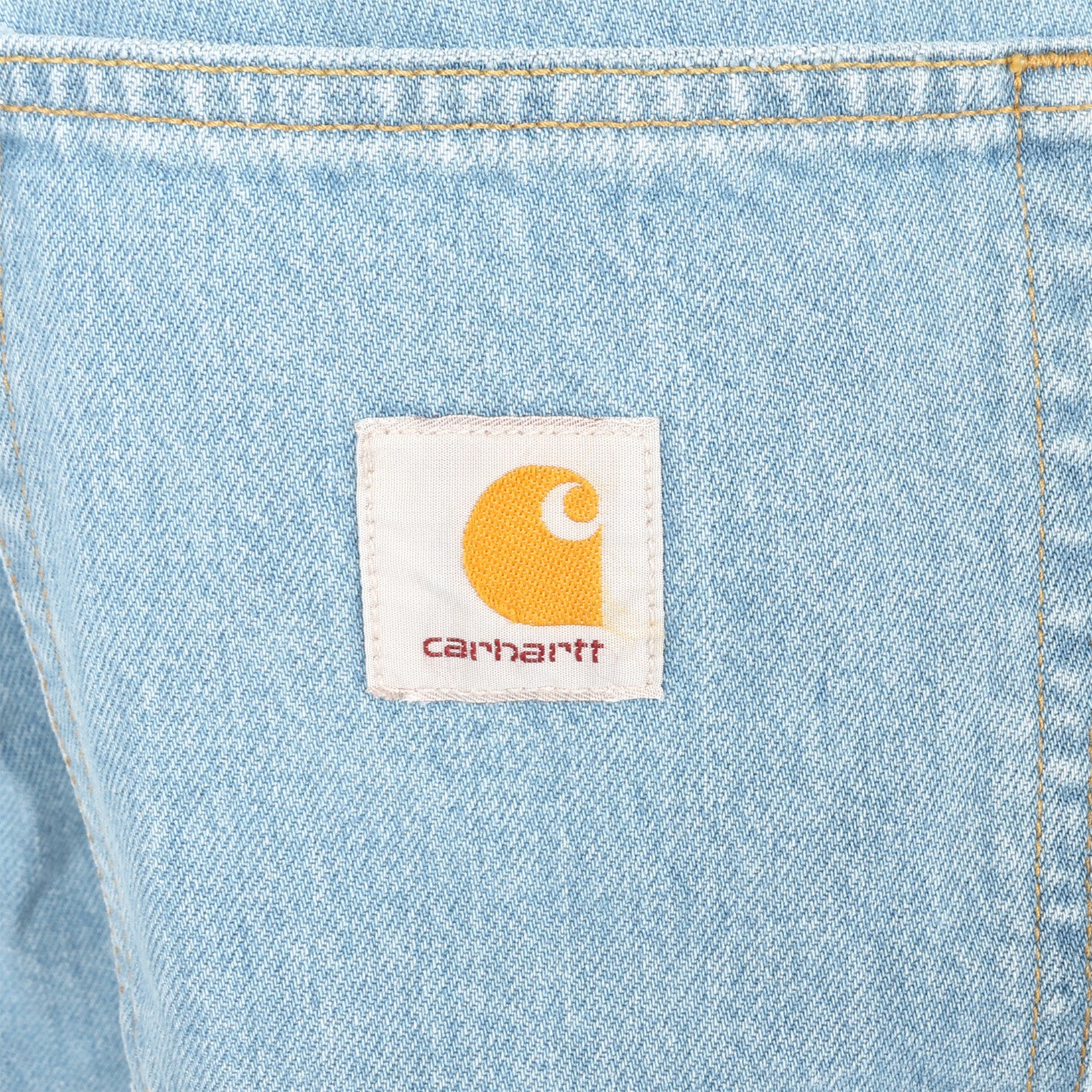 Carhartt WIP Brandon Baggy Short - Blue Stone Bleached Blau Bild 3