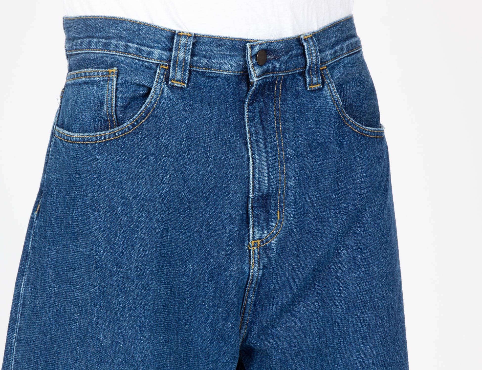 Carhartt WIP Brandon Pant - Blue Stone Washed Blau Bild 5