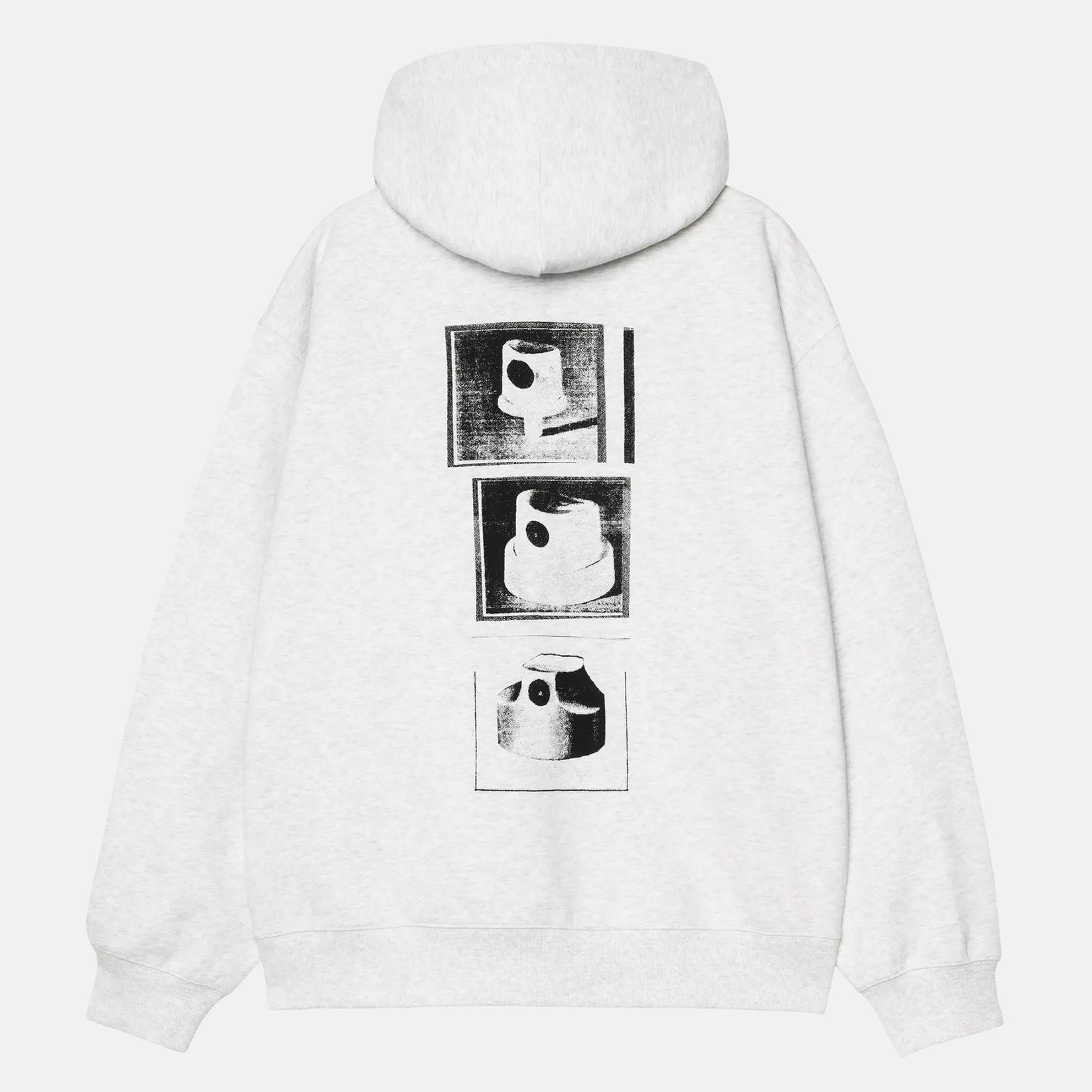 Carhartt WIP Caps Hoodie - Ash Heather Grau Bild 1