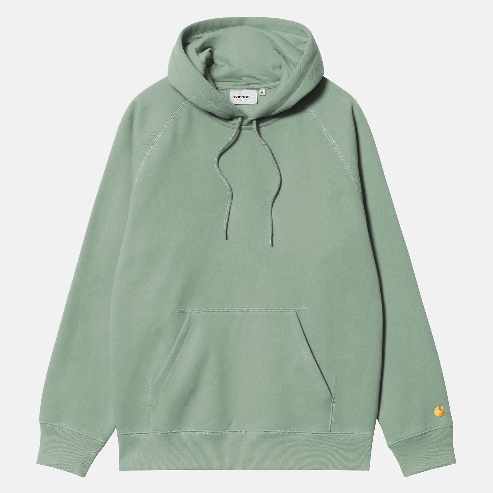 Carhartt WIP Chase Hoodie - Frosted Green / Gold Grün Bild 1