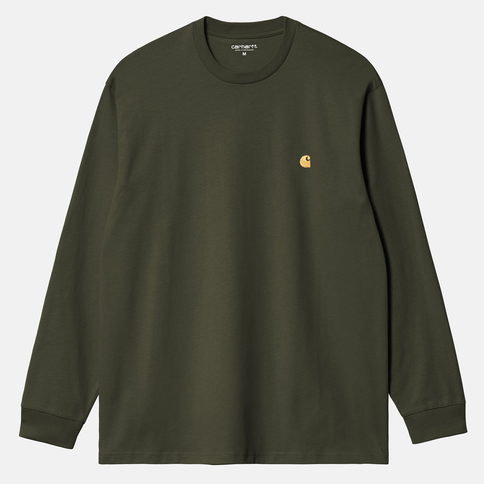 Carhartt WIP Chase Longsleeve - Olive / Gold Grün Bild 1