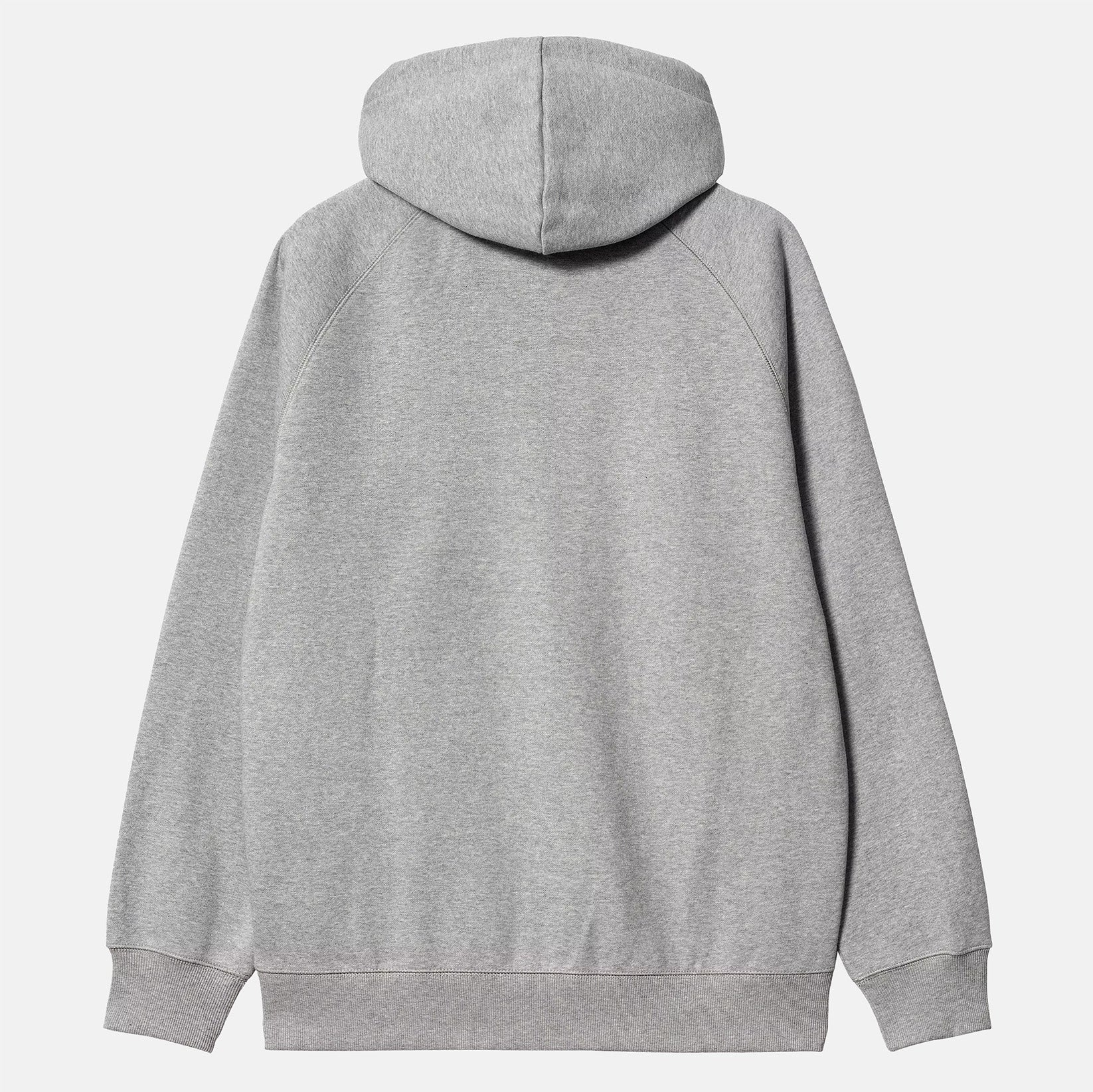 Carhartt WIP Chase Zip Hoodie - Grey Heather / Gold Grau Bild 2