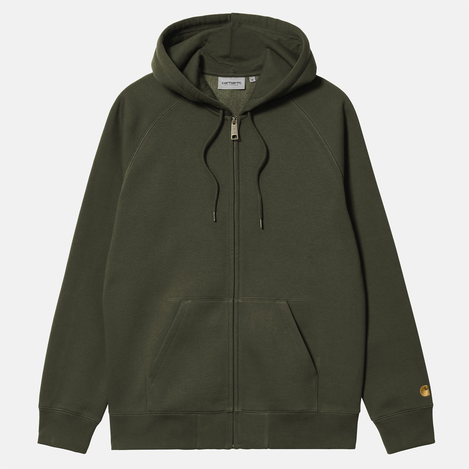Carhartt WIP Chase Zip-Hoodie - Olive / Gold Grün Bild 1