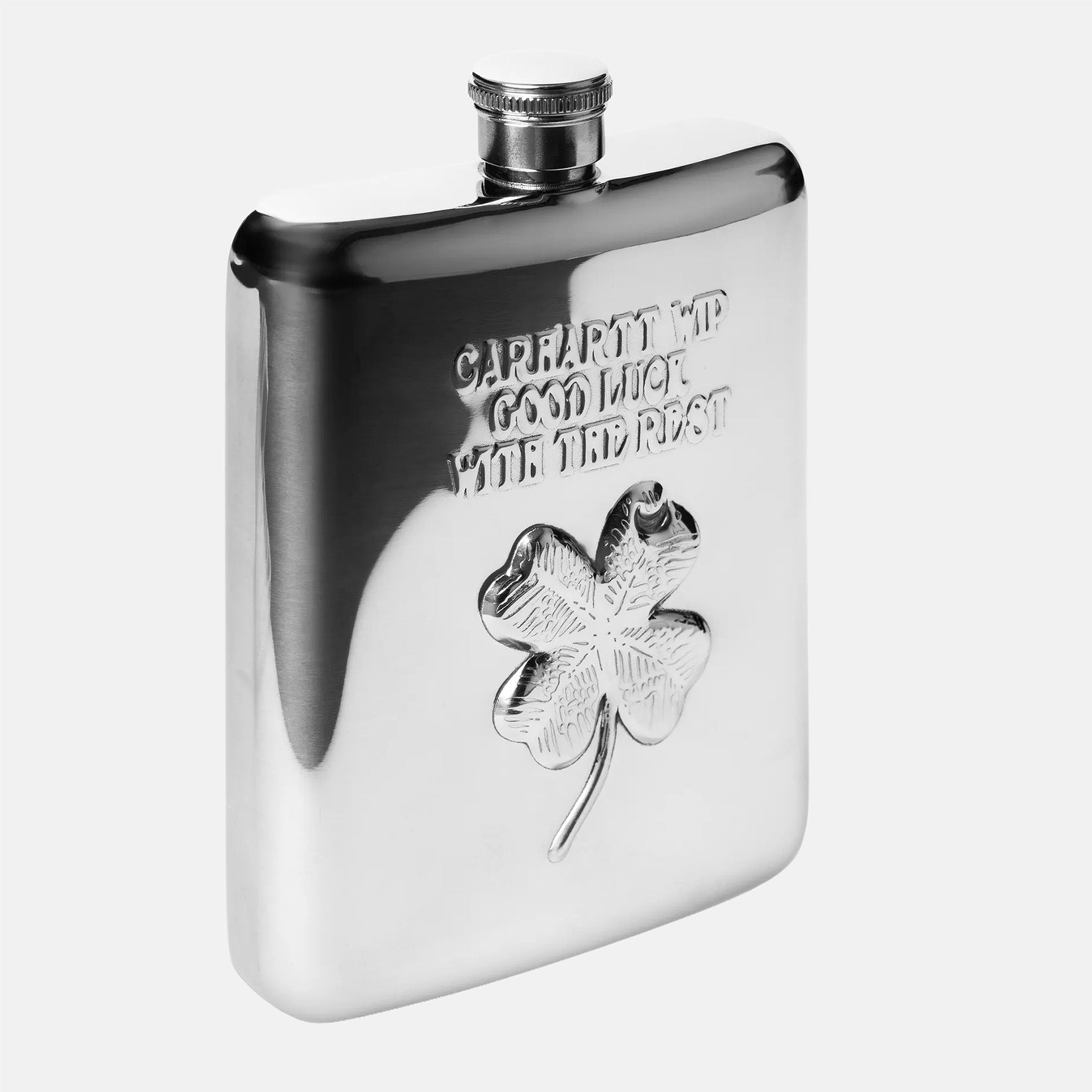 Carhartt WIP Clover Flask - Silver Silber Bild 2