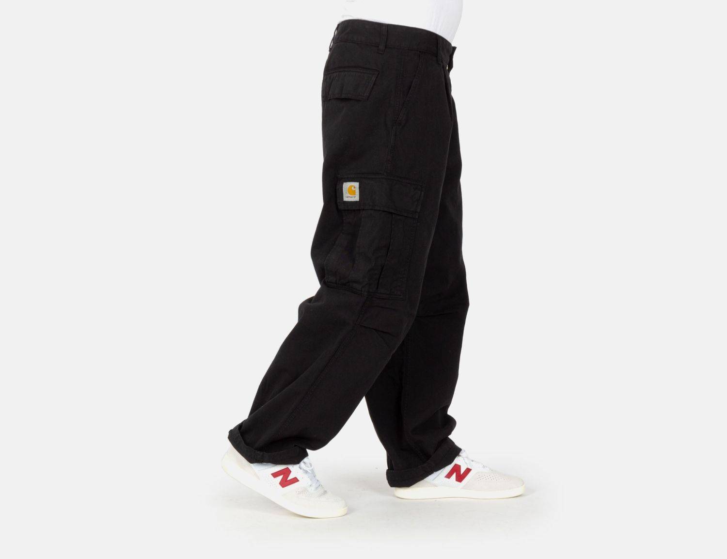 Carhartt WIP Cole Cargo Pant - Black Garment Dyed Schwarz Bild 3