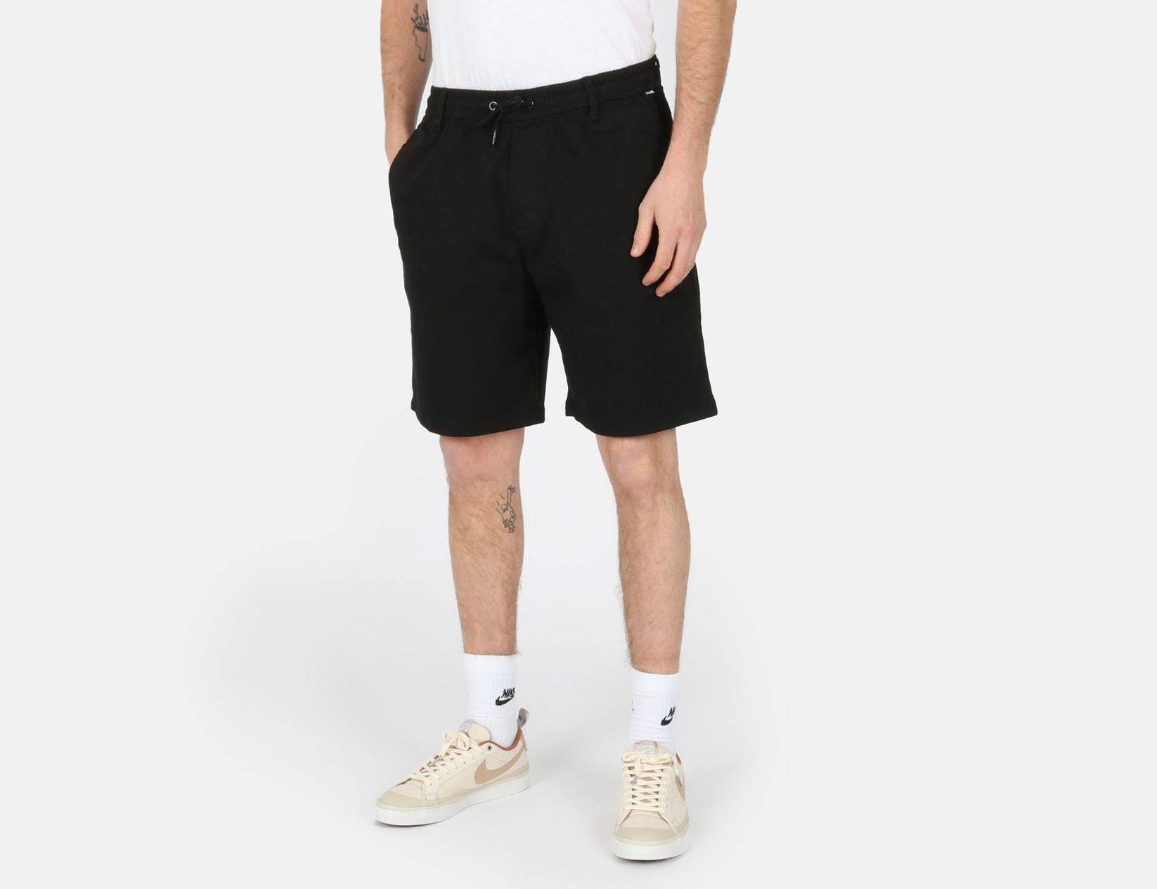 Carhartt WIP Flint Short - Black Garment Dyed Schwarz Bild 1