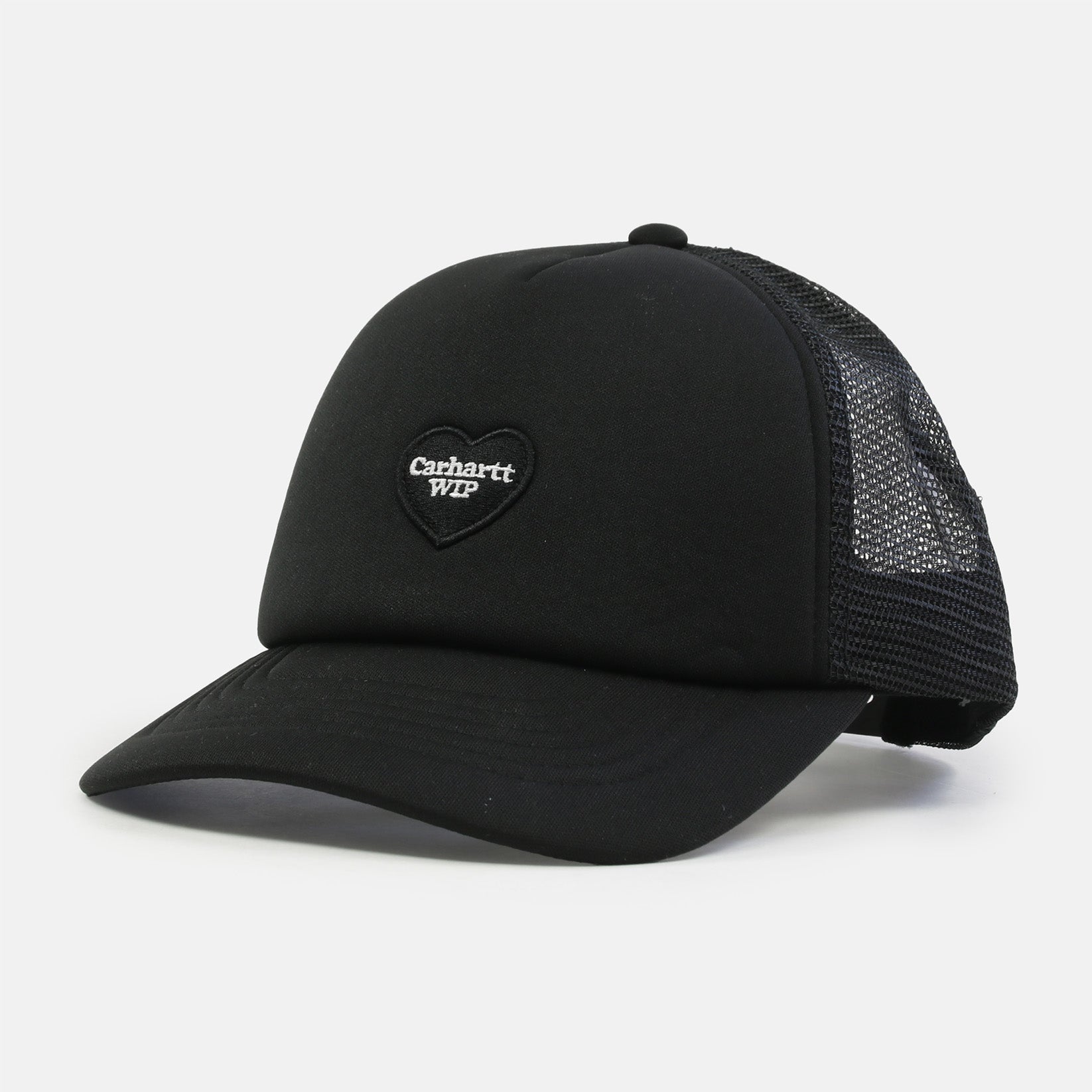 Carhartt WIP Heart Patch Trucker Cap - Black Schwarz Bild 1