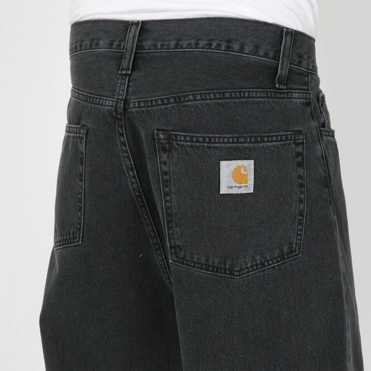 Carhartt WIP Landon Pant - Black Stone Washed Schwarz Bild 4