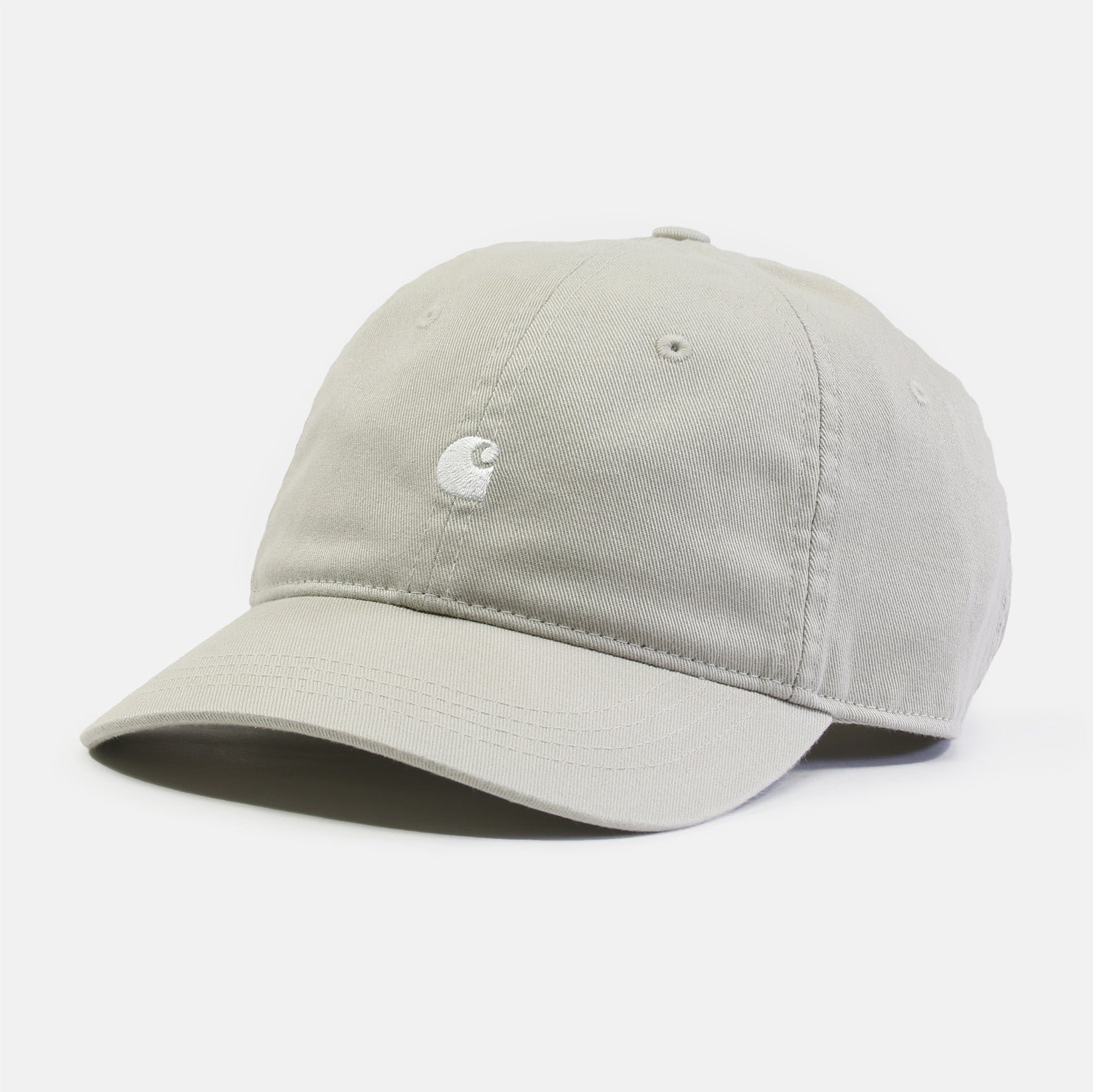 Carhartt WIP Madison Logo Cap - Fleur De Sel Weiß Bild 1