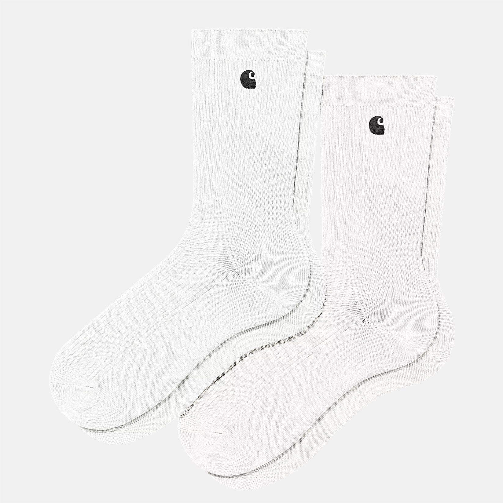 Carhartt WIP Madison Socks - White / Black Weiß Bild 1
