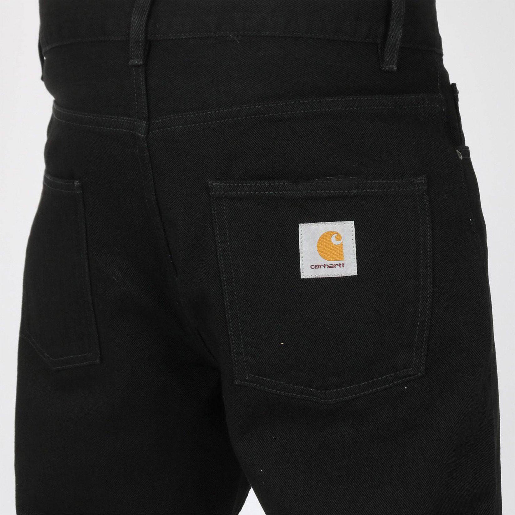 Carhartt WIP Newel Pant - Black One Wash Schwarz Bild 4